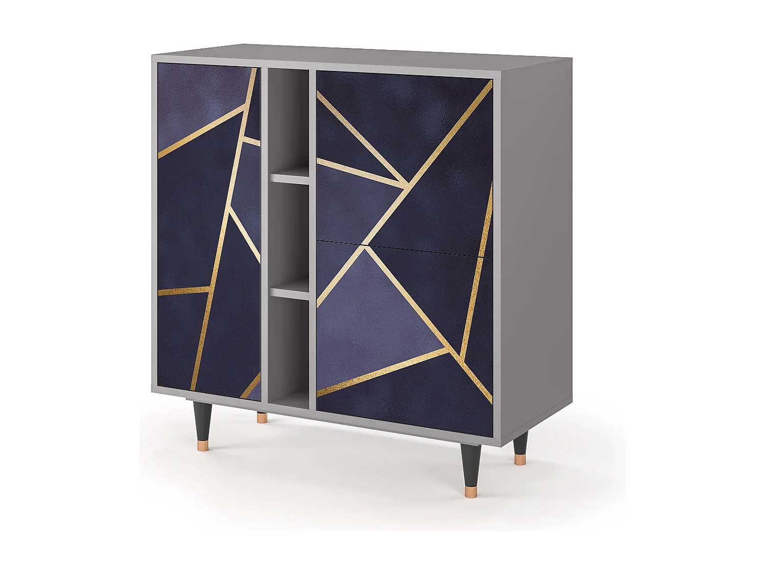 Buffet - 94х96х41 cm - BS5 - The Amethyst, Gris