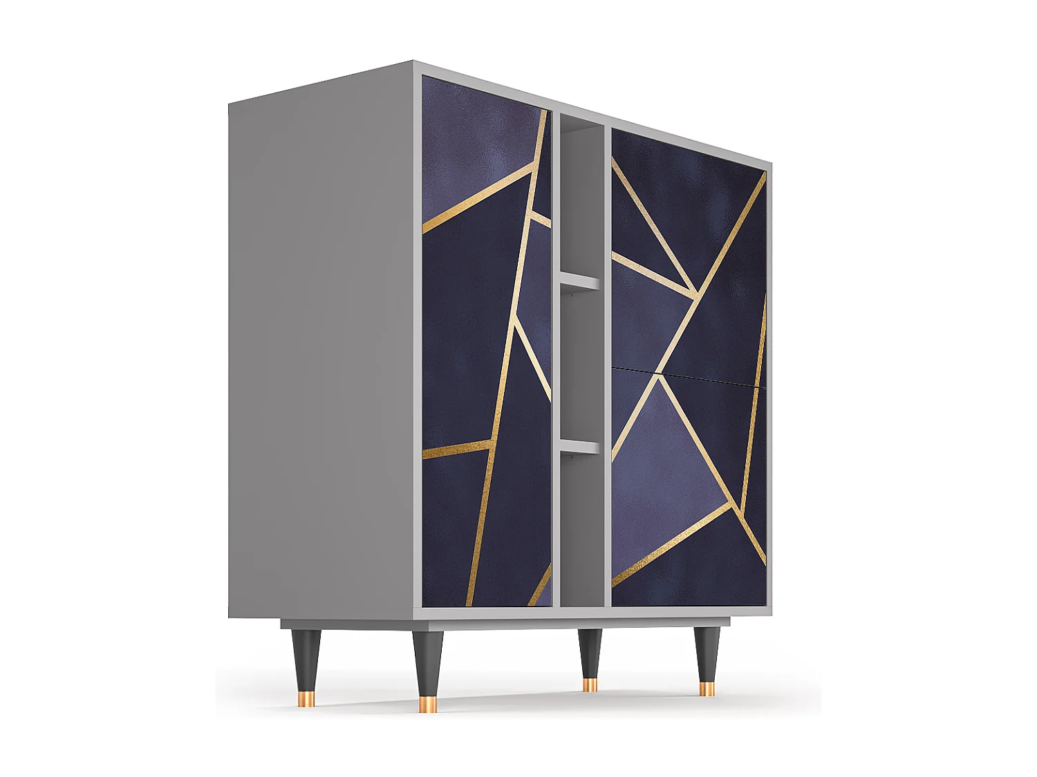 Buffet - 94х96х41 cm - BS5 - The Amethyst, Gris