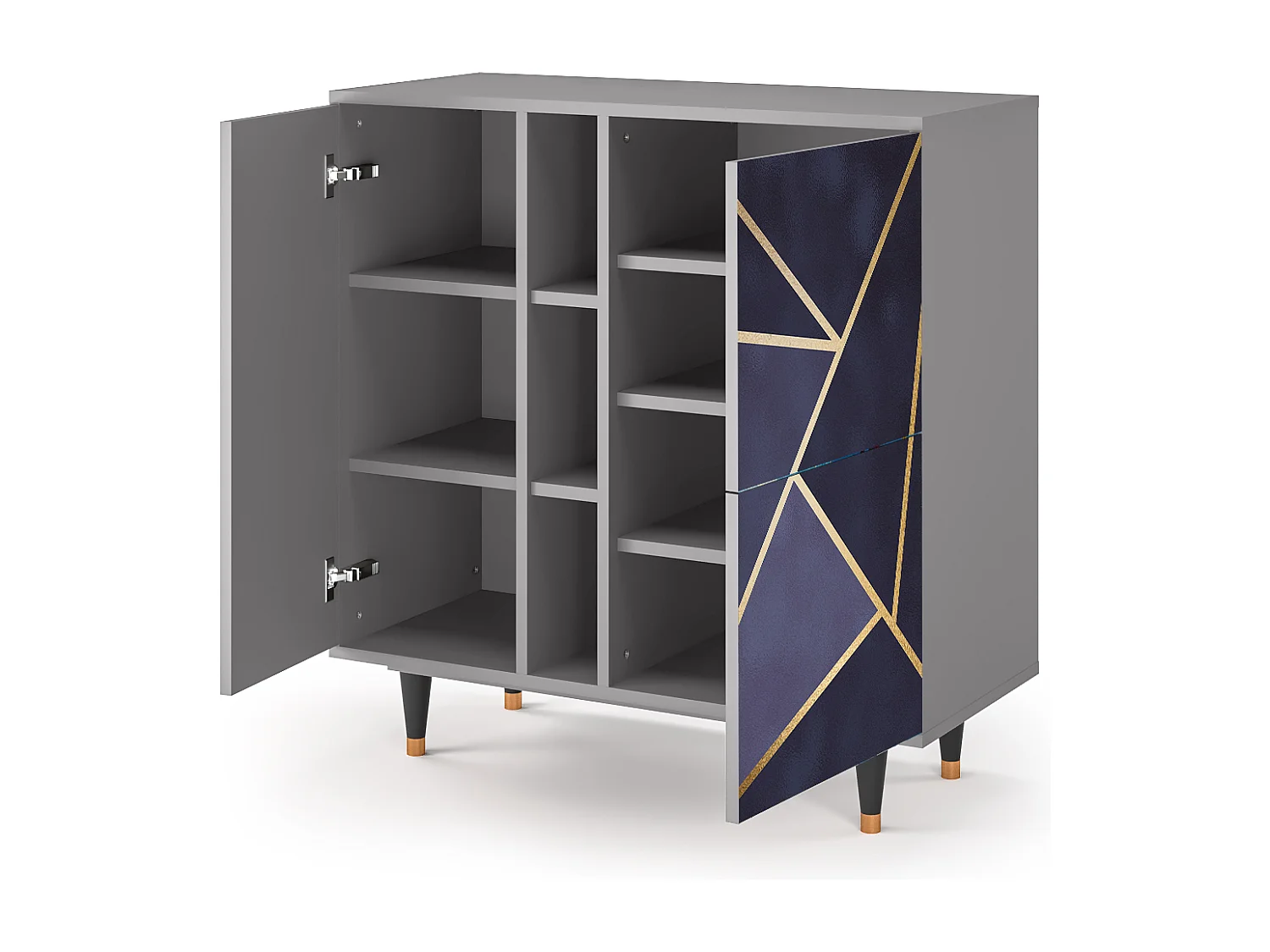 Buffet - 94х96х41 cm - BS5 - The Amethyst, Gris