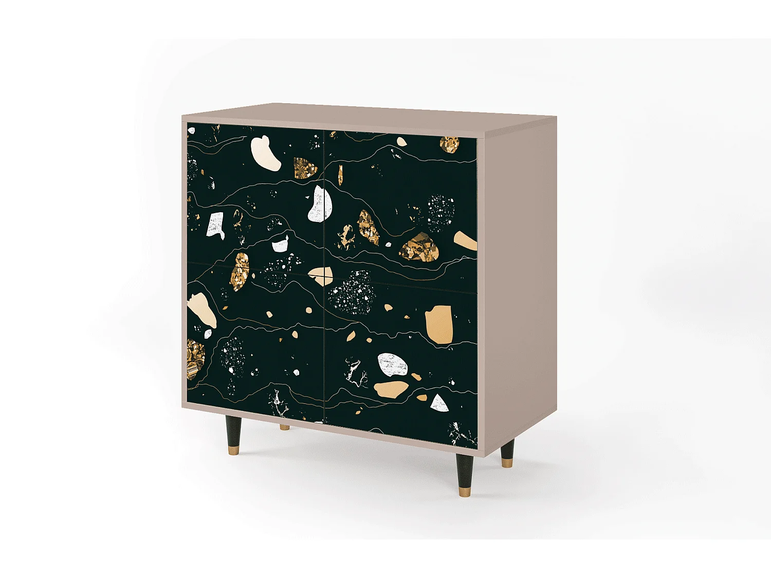 Aparador - 94x96x48 cm - BS3 - Space Rocks, Latte