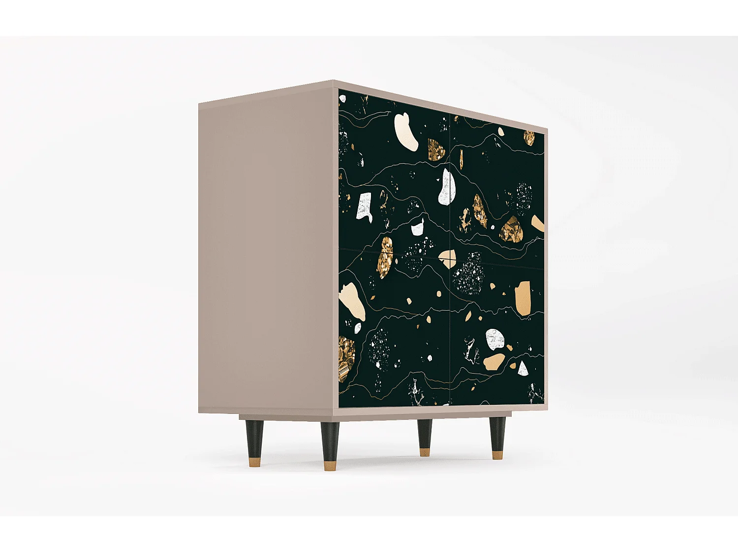 Aparador - 94x96x48 cm - BS3 - Space Rocks, Latte