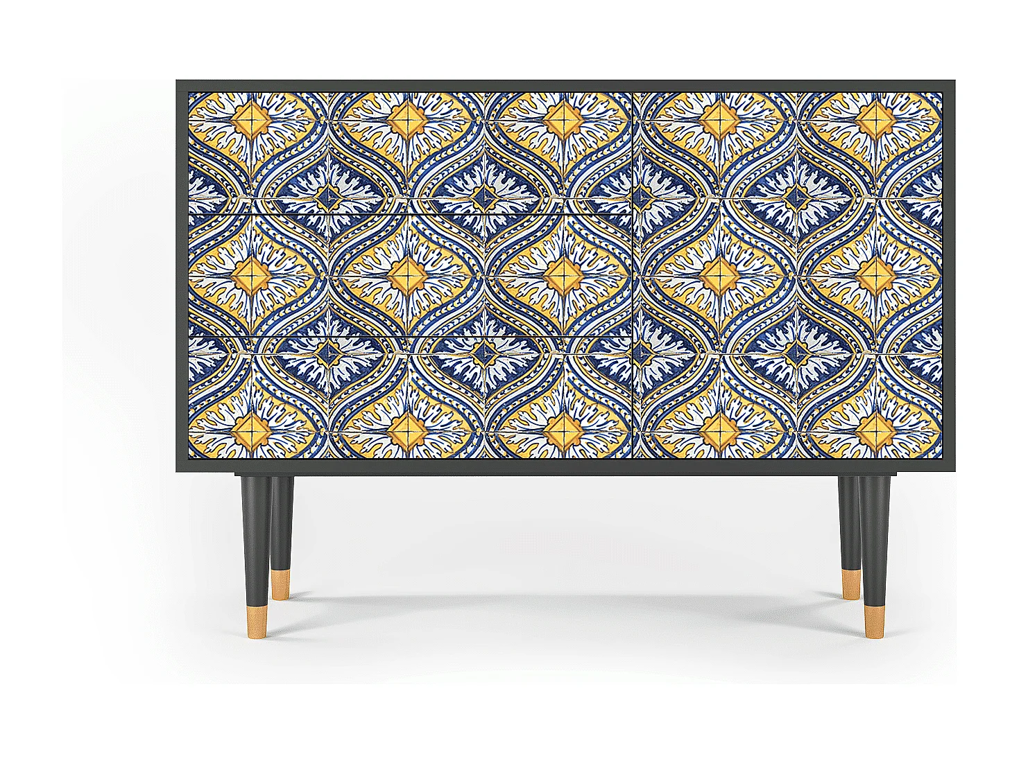 Buffet - 115х84х41 cm - S3 - Illusory Pattern, Anthracite