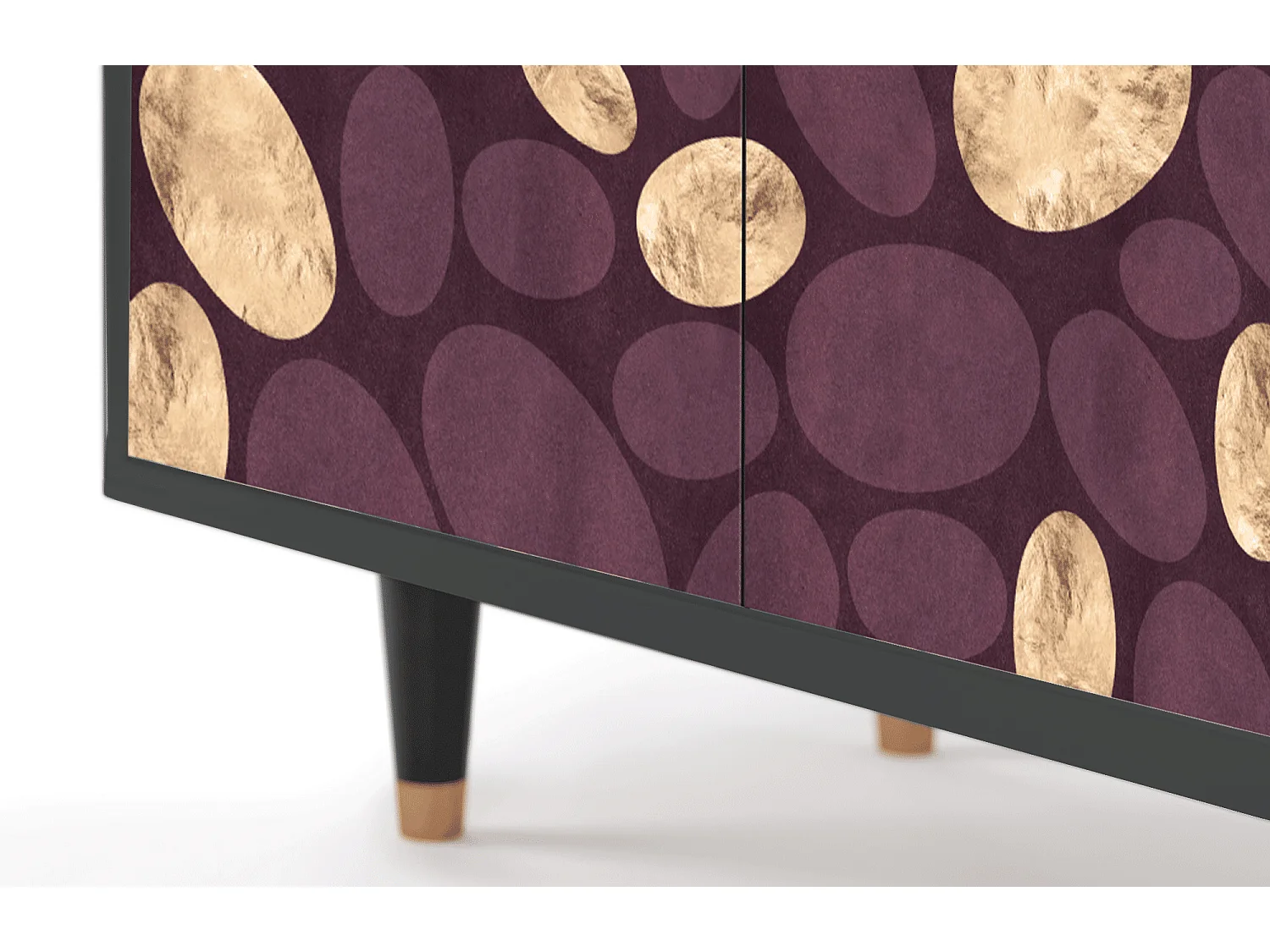 Kredens - 94x96x48 cm - BS3 - Fine Wine, Antracyt