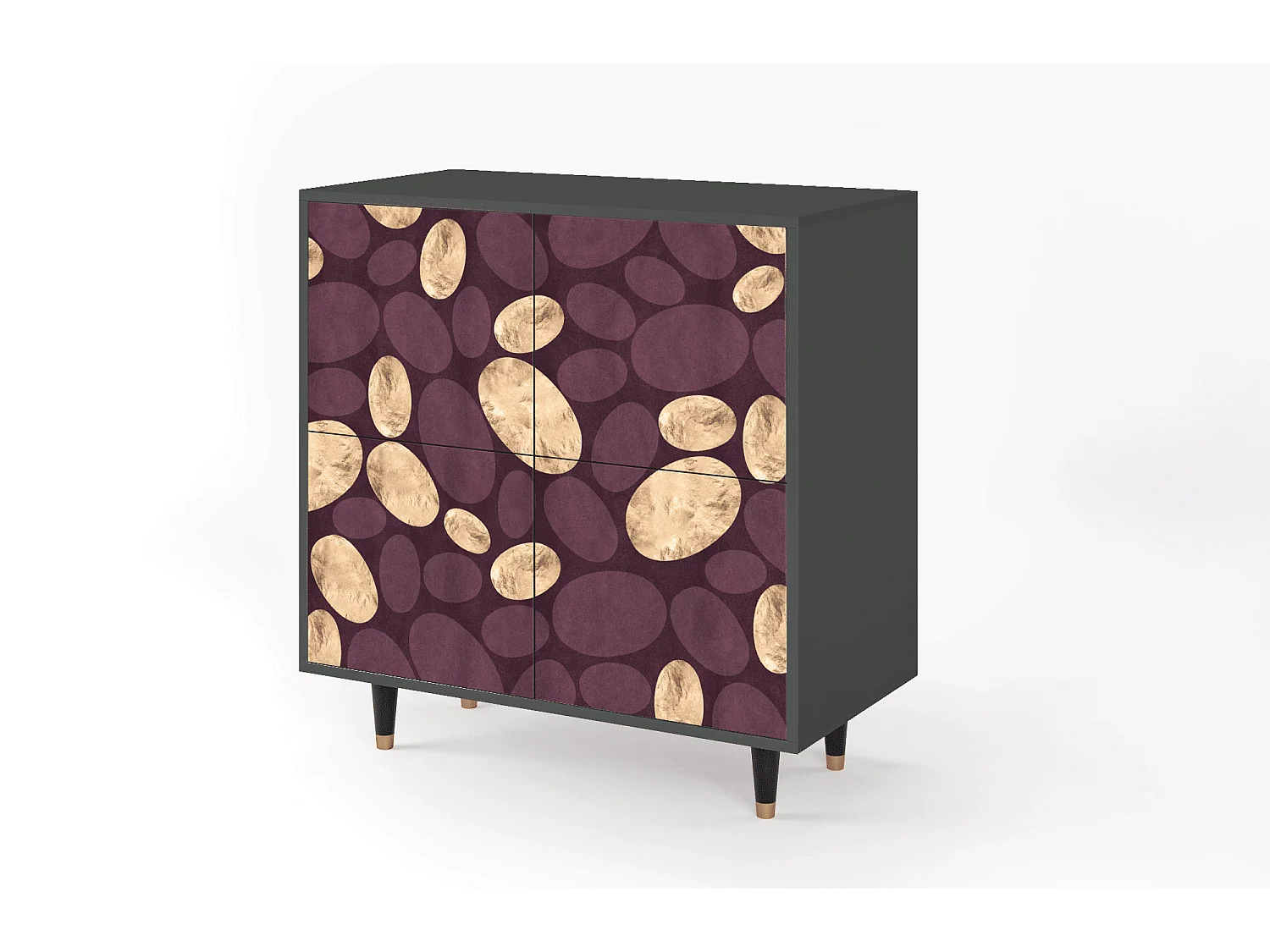 Dressoir - 94x96x48 cm - BS3 - Fine Wine, Antraciet