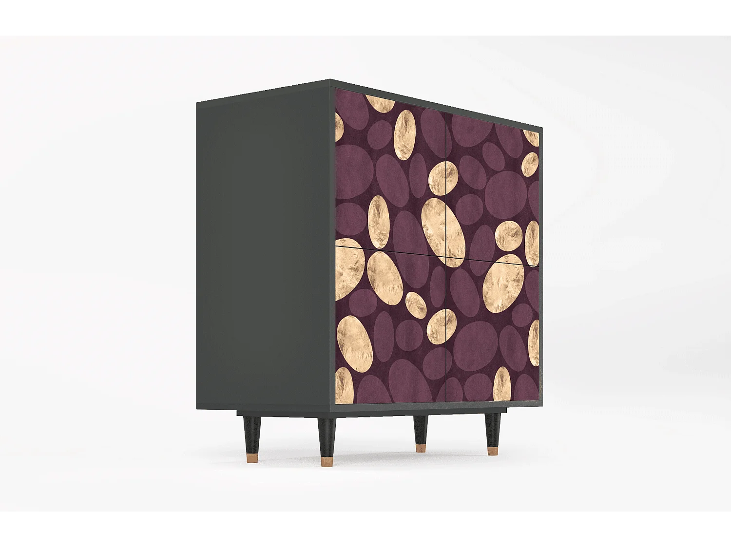 Dressoir - 94x96x48 cm - BS3 - Fine Wine, Antraciet
