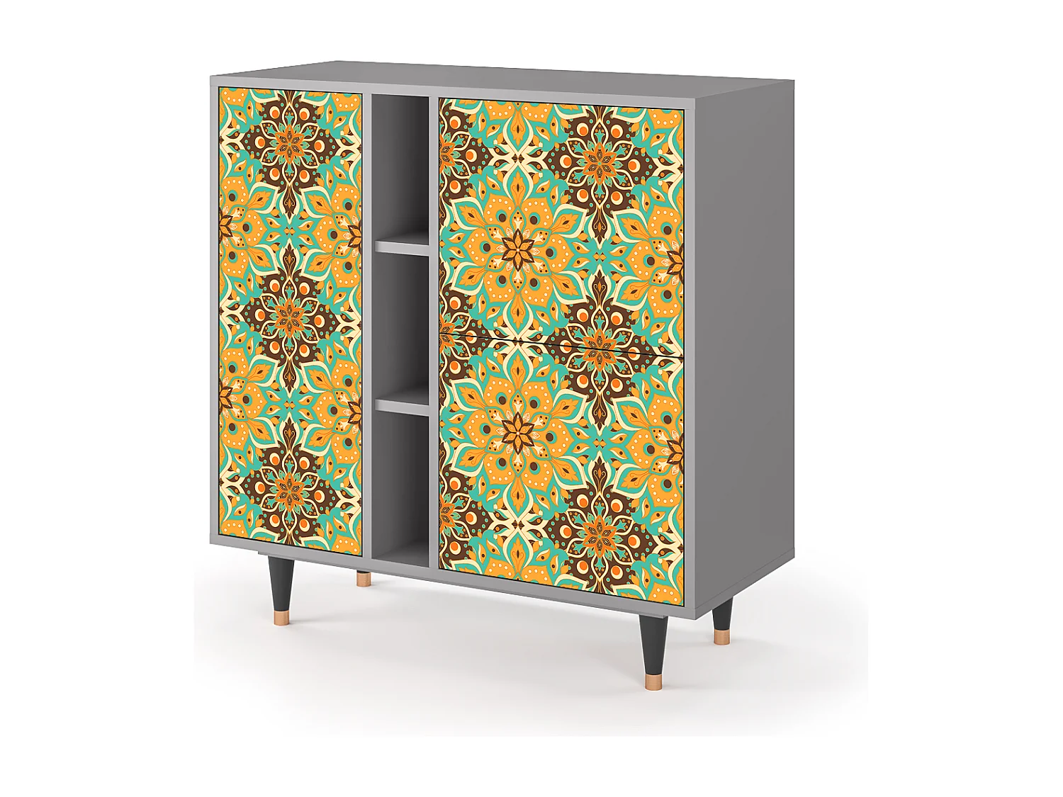 Dressoir - 94х96х41 cm - BS5 - Indian Spices, Grijs