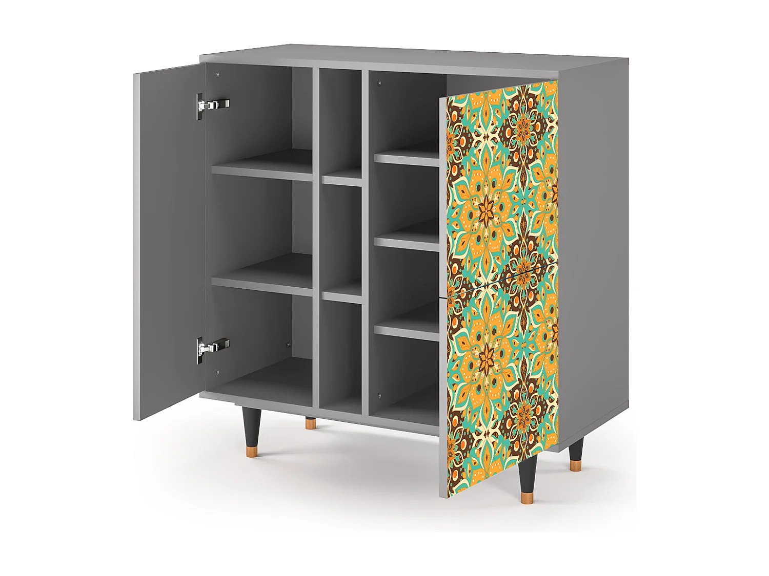 Dressoir - 94х96х41 cm - BS5 - Indian Spices, Grijs