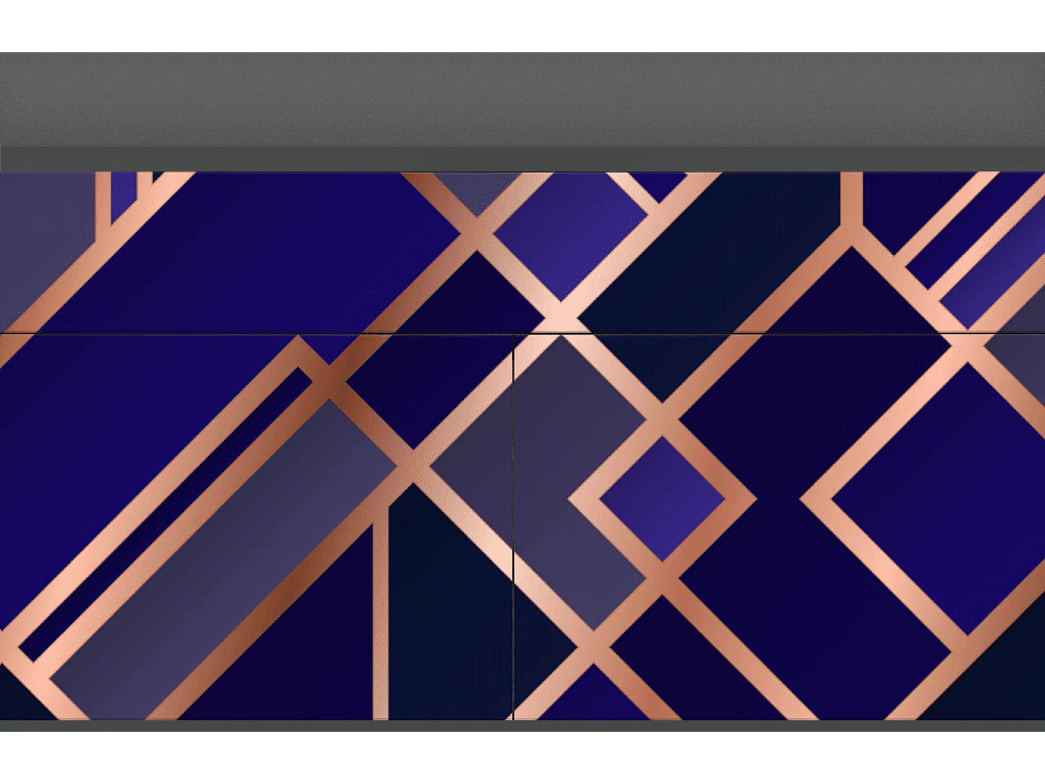 Buffet - 115x85x48 cm - BS4 - Aquamarine Getsby, Anthracite