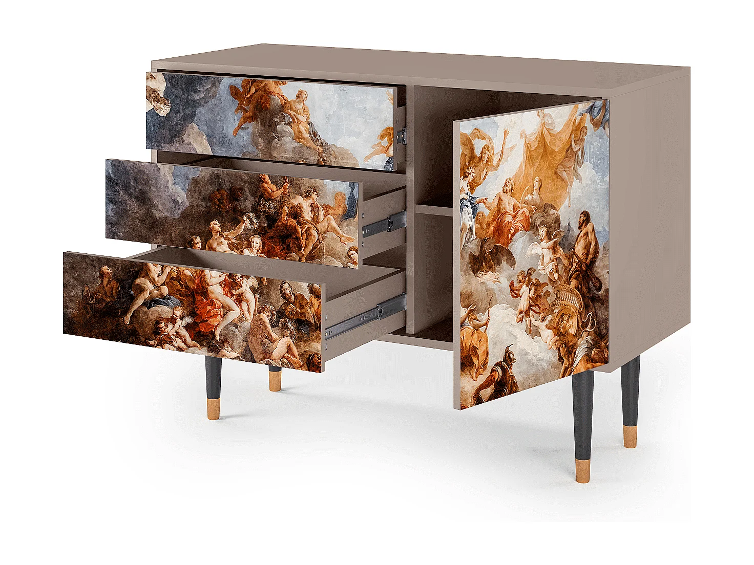 Aparador - 115х84х41 cm - S3 - Versailles, Latte