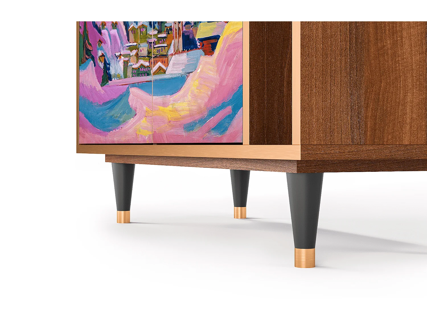 Dressoir - 96х110х41 cm - BS6 - Davos Winter, Walnoot