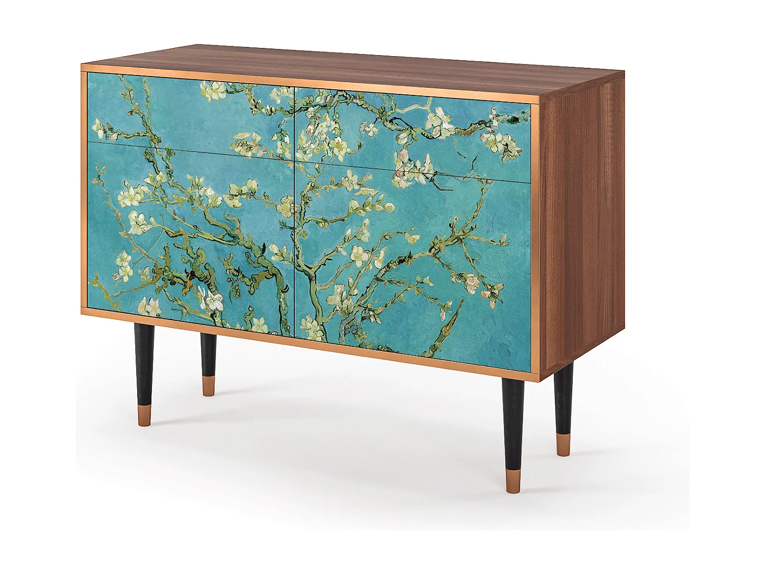 Buffet - 115x85x48 cm - BS4 - Almond Blossom, Noyer