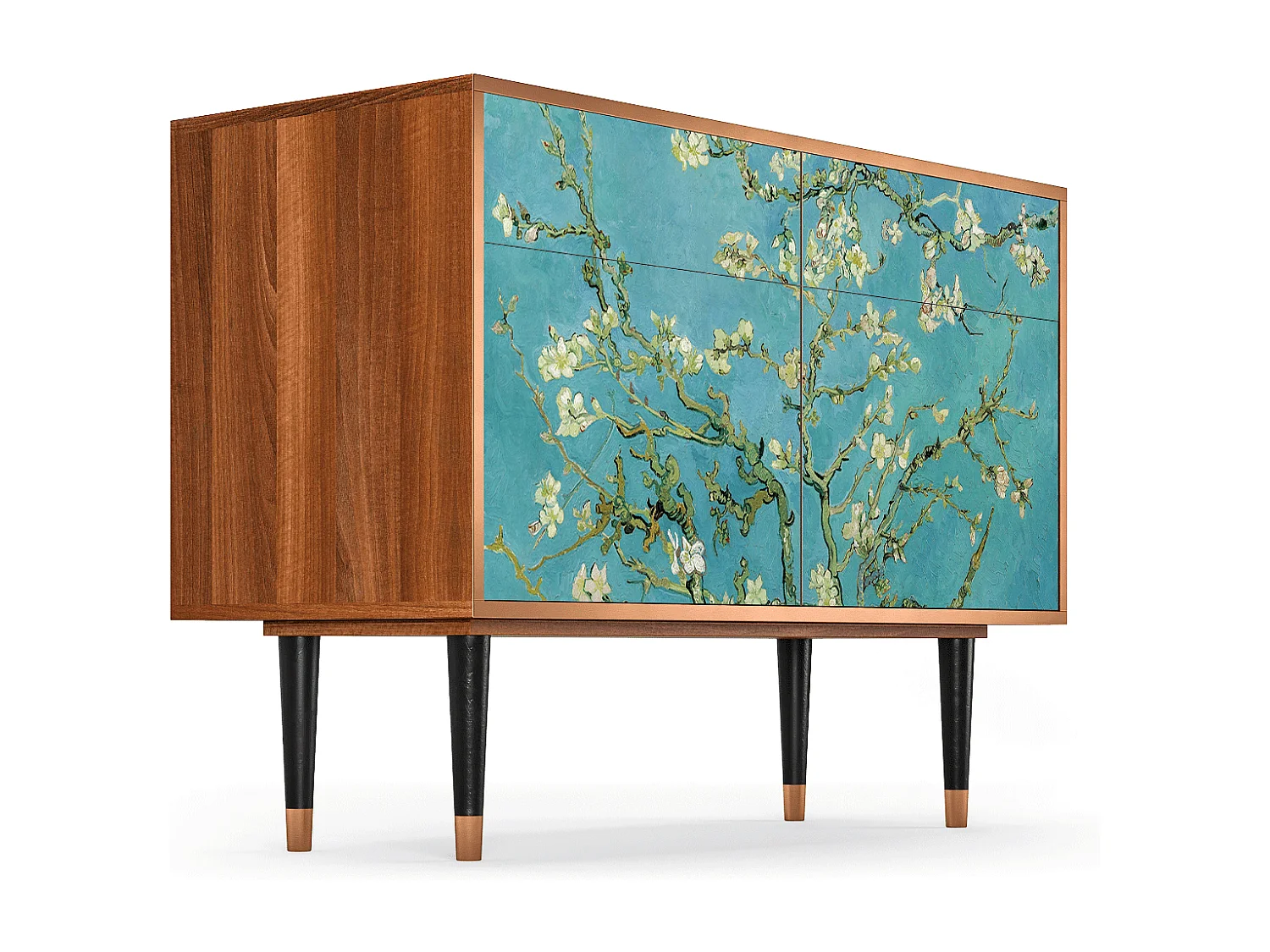 Buffet - 115x85x48 cm - BS4 - Almond Blossom, Noyer