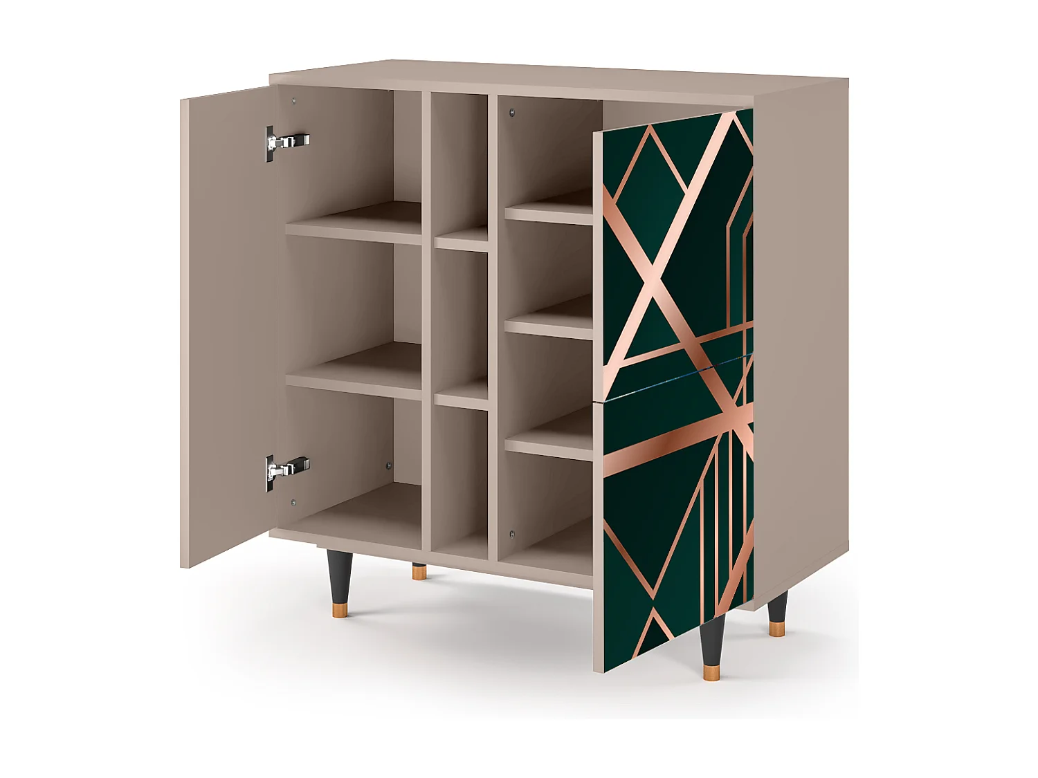 Buffet - 94х96х41 cm - BS5 - Emerald Gatsby, Latte