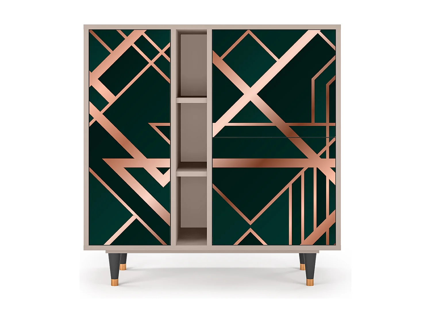 Credenza - 94х96х41 cm - BS5 - Emerald Gatsby, Latte