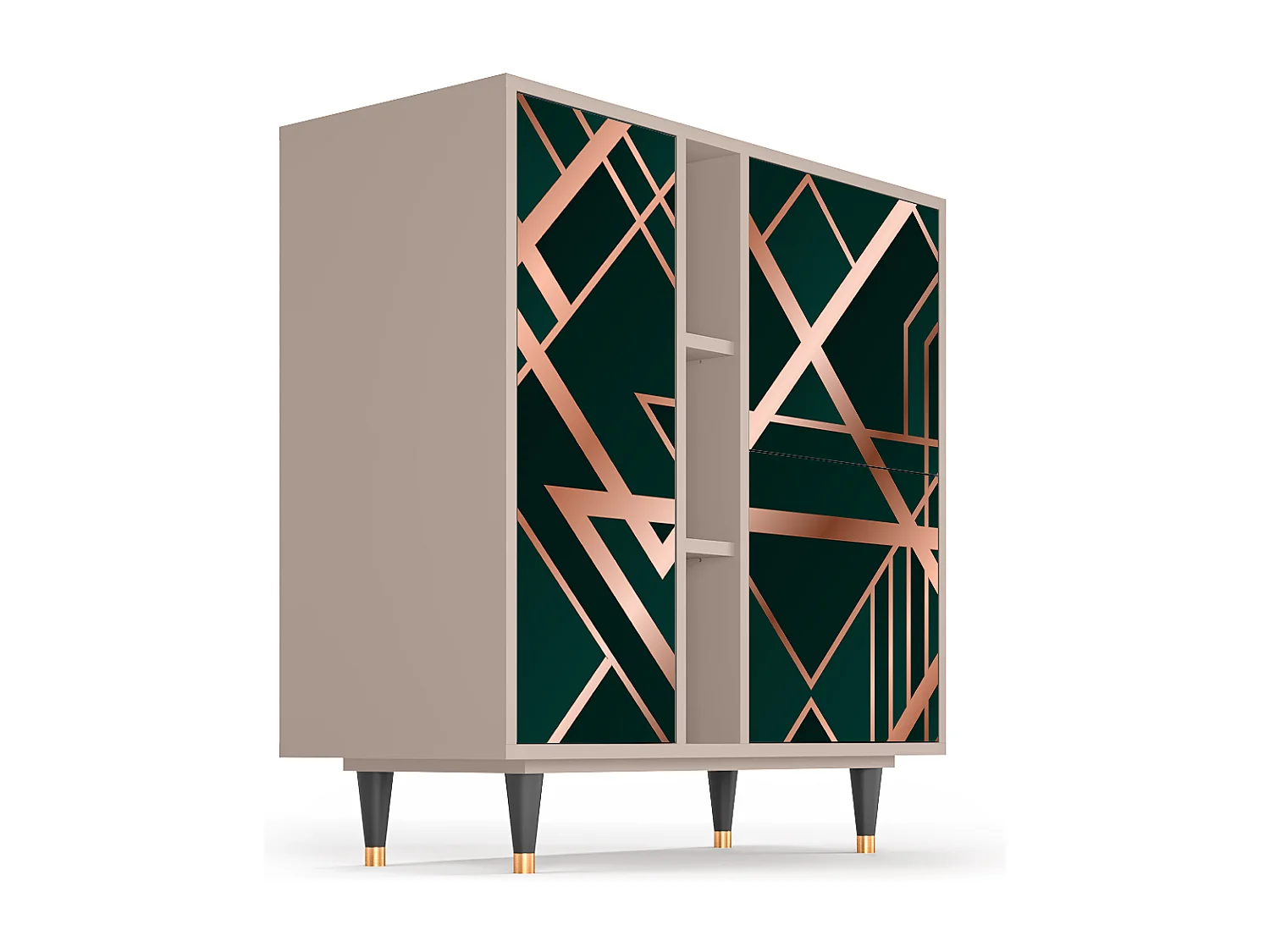 Credenza - 94х96х41 cm - BS5 - Emerald Gatsby, Latte