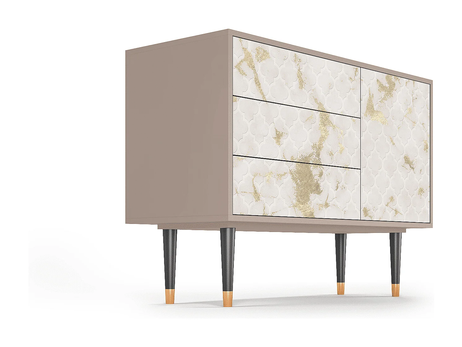 Kredens - 115х84х41 cm - S3 - Sahara desert, Latte