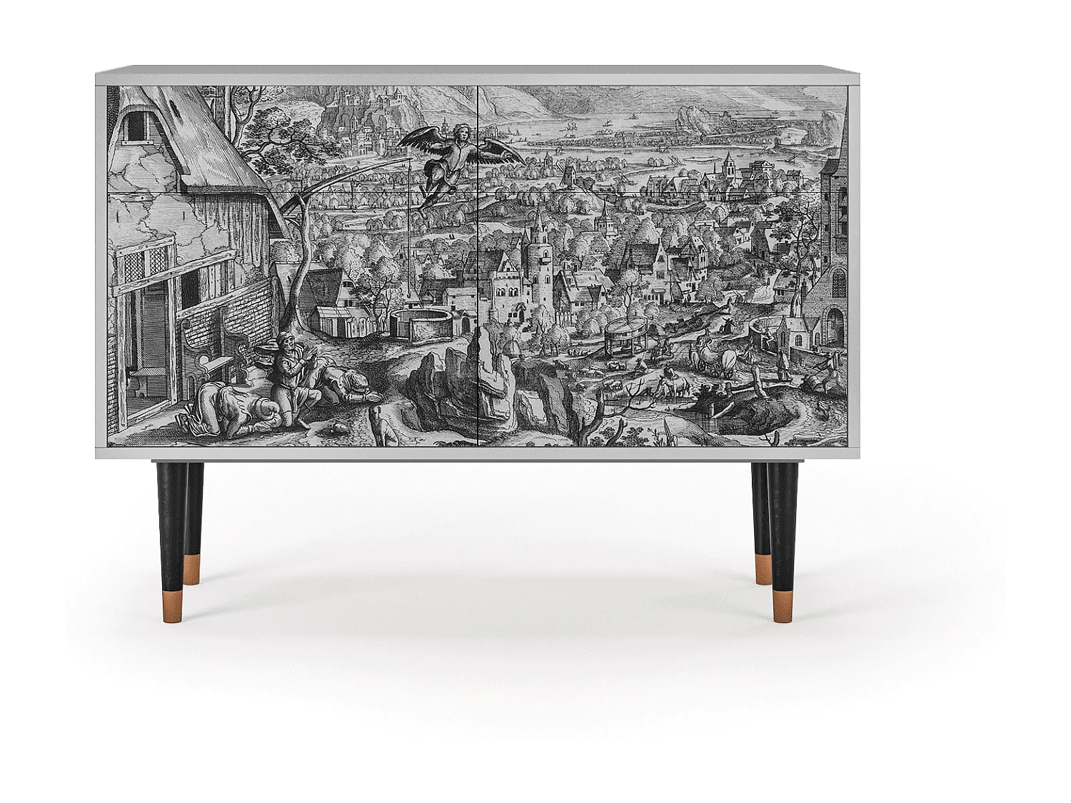 Dressoir - 115x85x48 cm - BS4 - Departure, Grijs