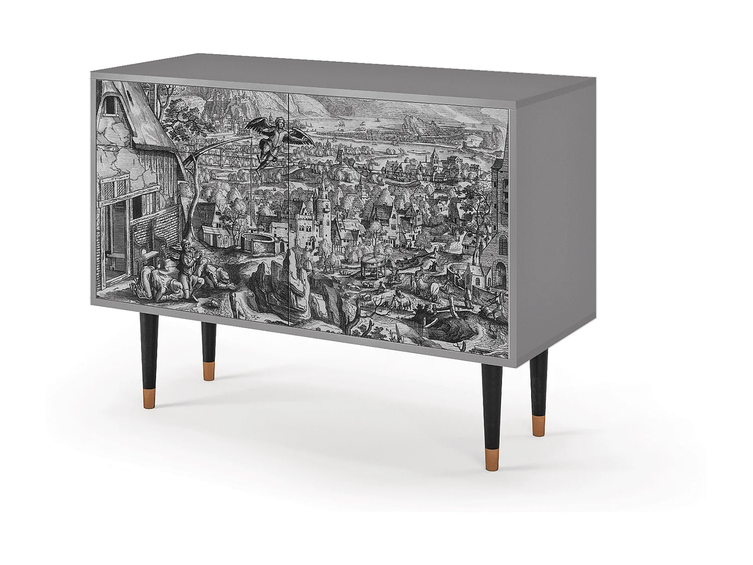 Dressoir - 115x85x48 cm - BS4 - Departure, Grijs