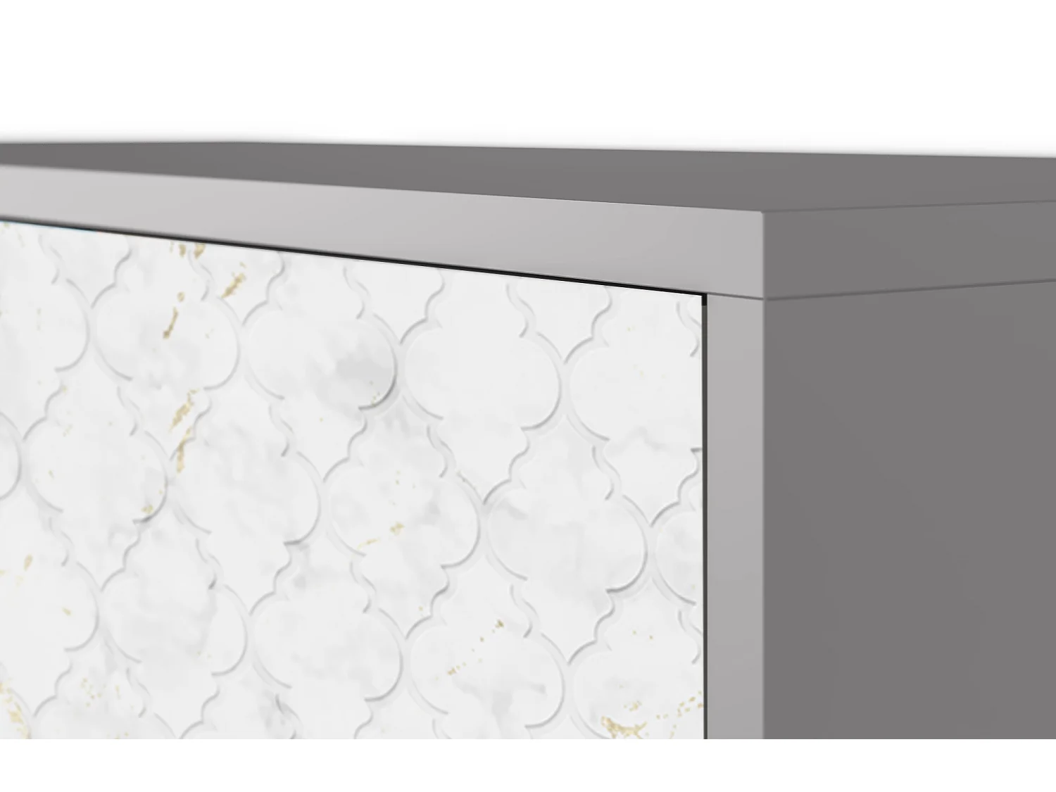 Dressoir - 115х84х41 cm - S3 - Sweet Cotton, Grijs