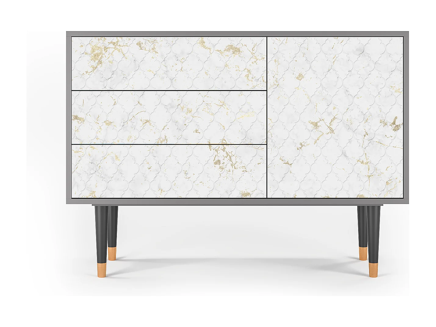 Credenza - 115х84х41 cm - S3 - Sweet Cotton, Grigio