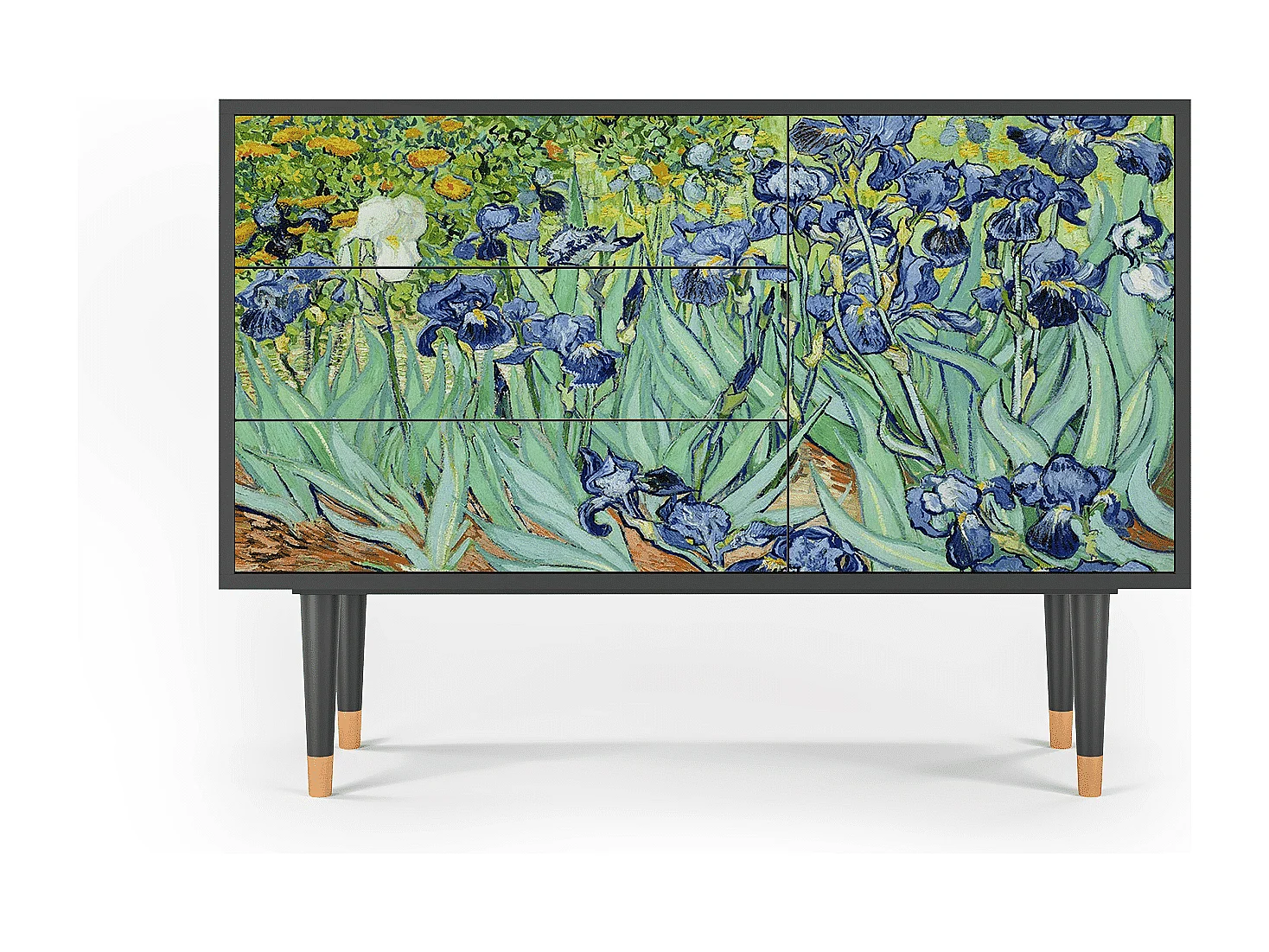 Dressoir - 115х84х41 cm - S3 - Irises , Antraciet