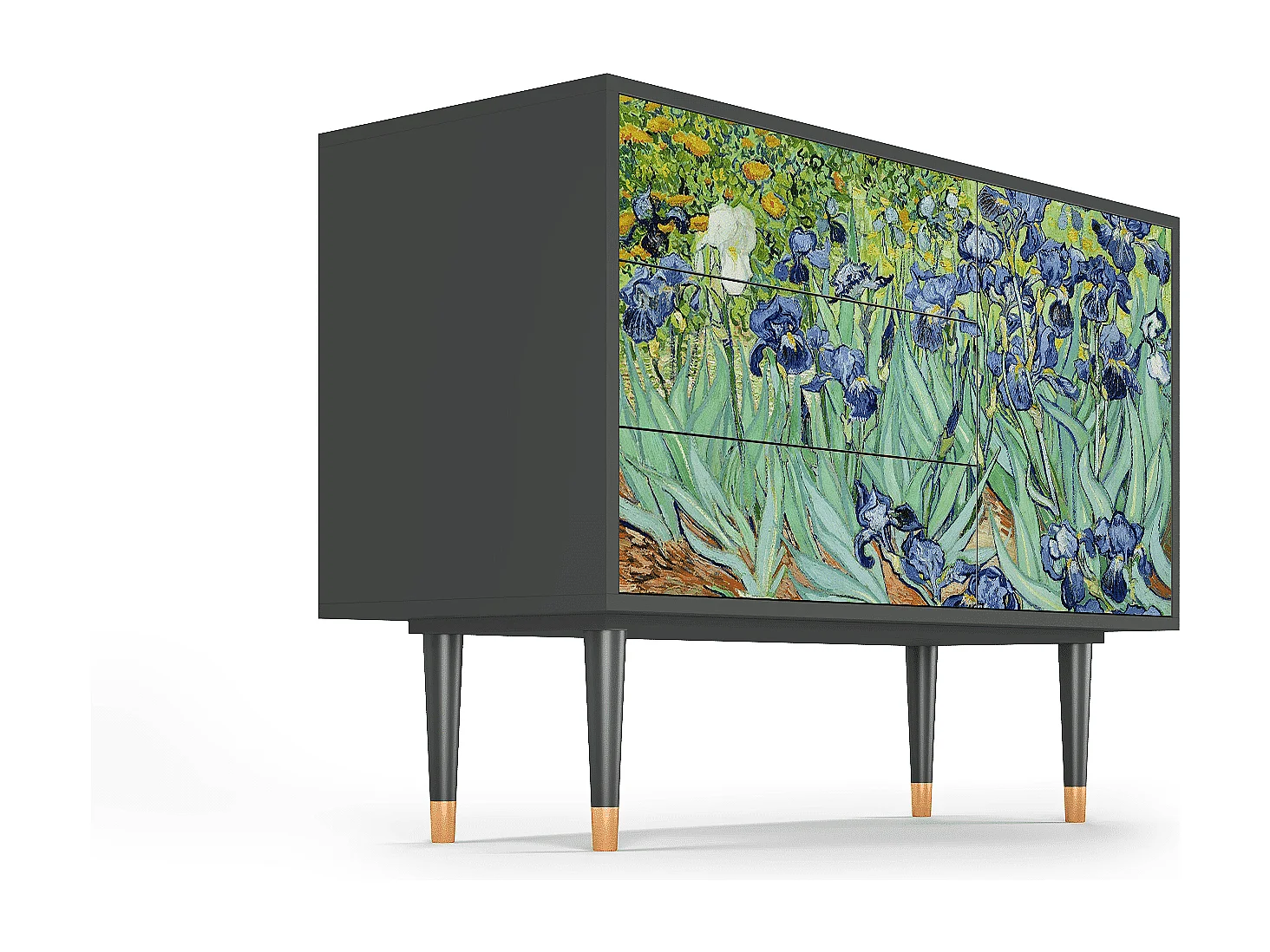 Dressoir - 115х84х41 cm - S3 - Irises , Antraciet