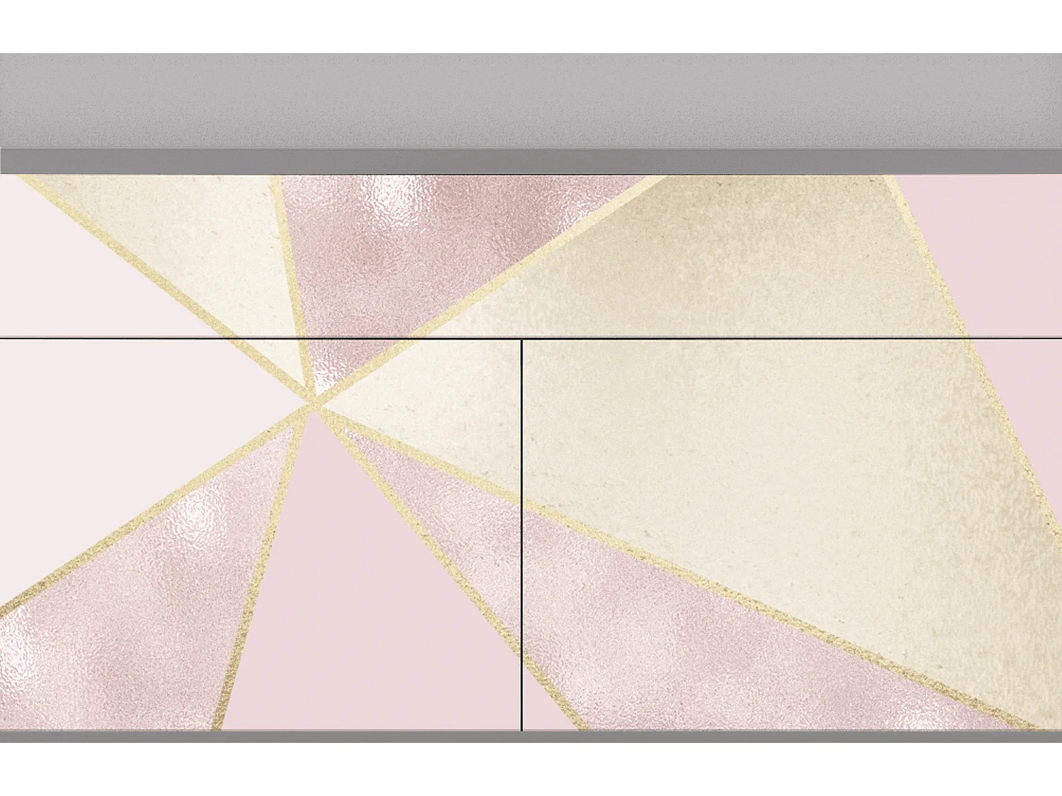 Kredens - 115x85x48 cm - BS4 - Cosmopolitan Diva, Szary