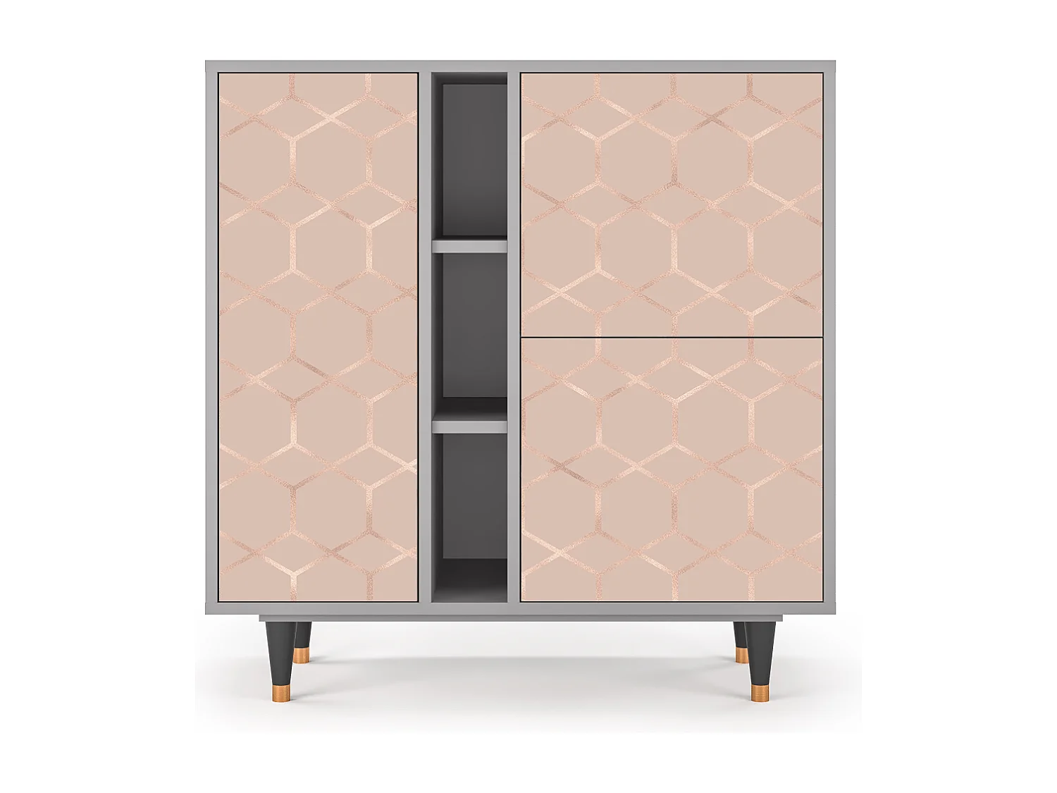 Buffet - 94х96х41 cm - BS5 - Rose Honeycomb, Gris