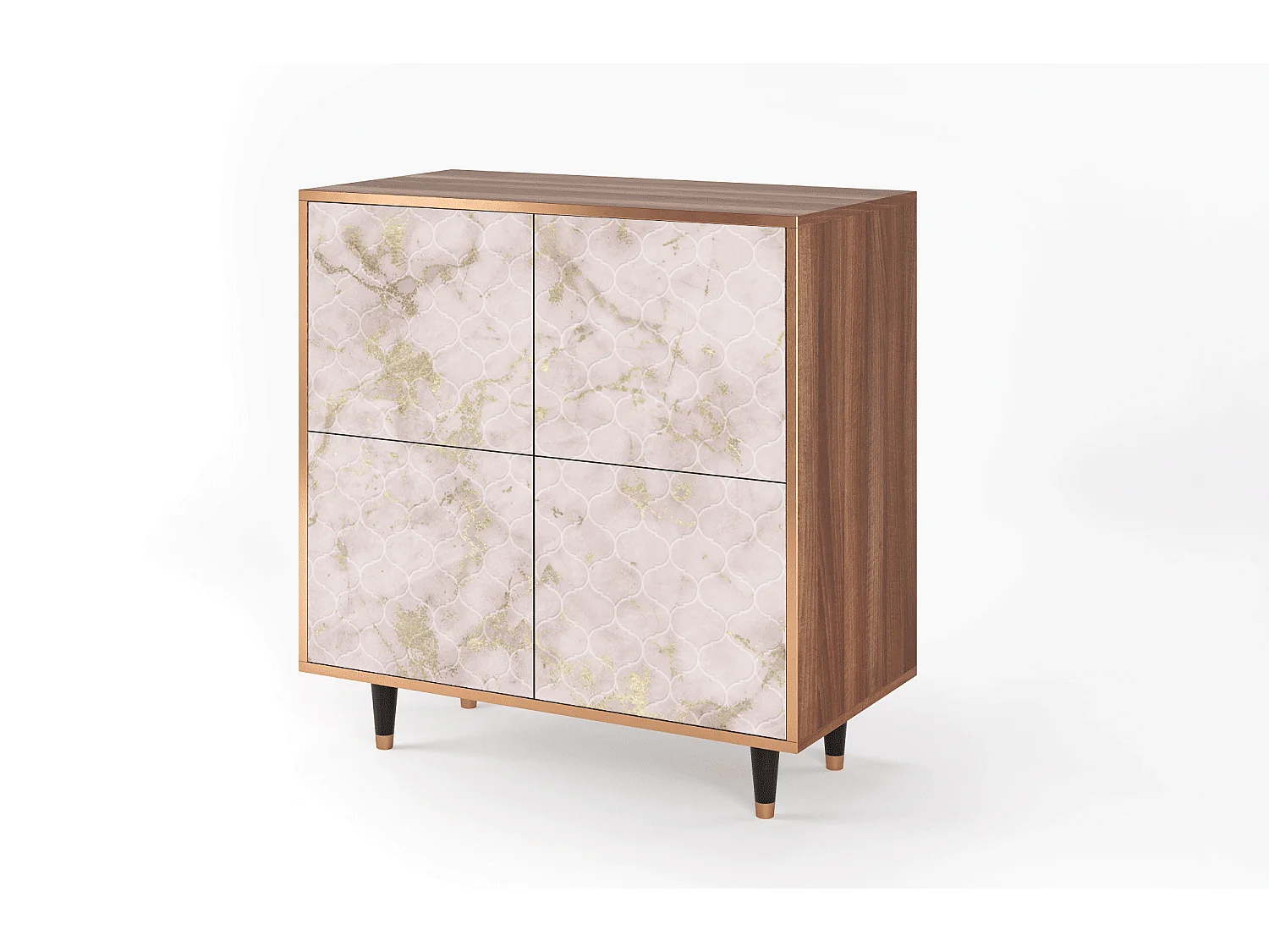 Credenza - 94x96x48 cm - BS3 - Dirty Roses, Noce