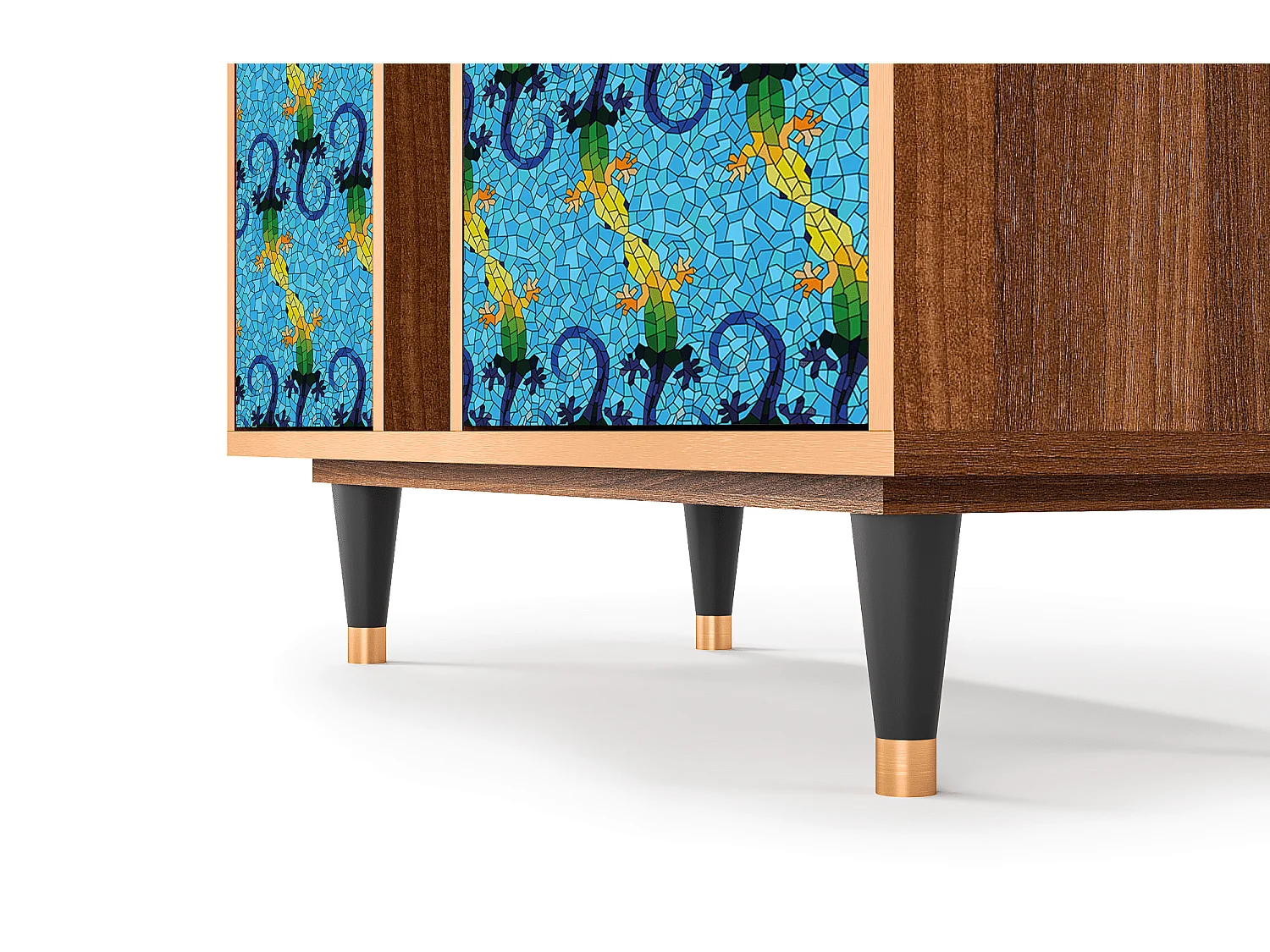 Buffet - 94х96х41 cm - BS5 - Gaudi's Lizard, Noyer