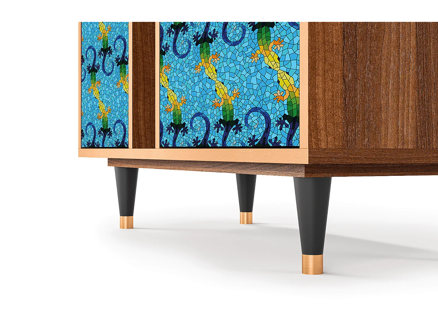 Buffet - 94х96х41 cm - BS5 - Gaudi's Lizard, Noyer