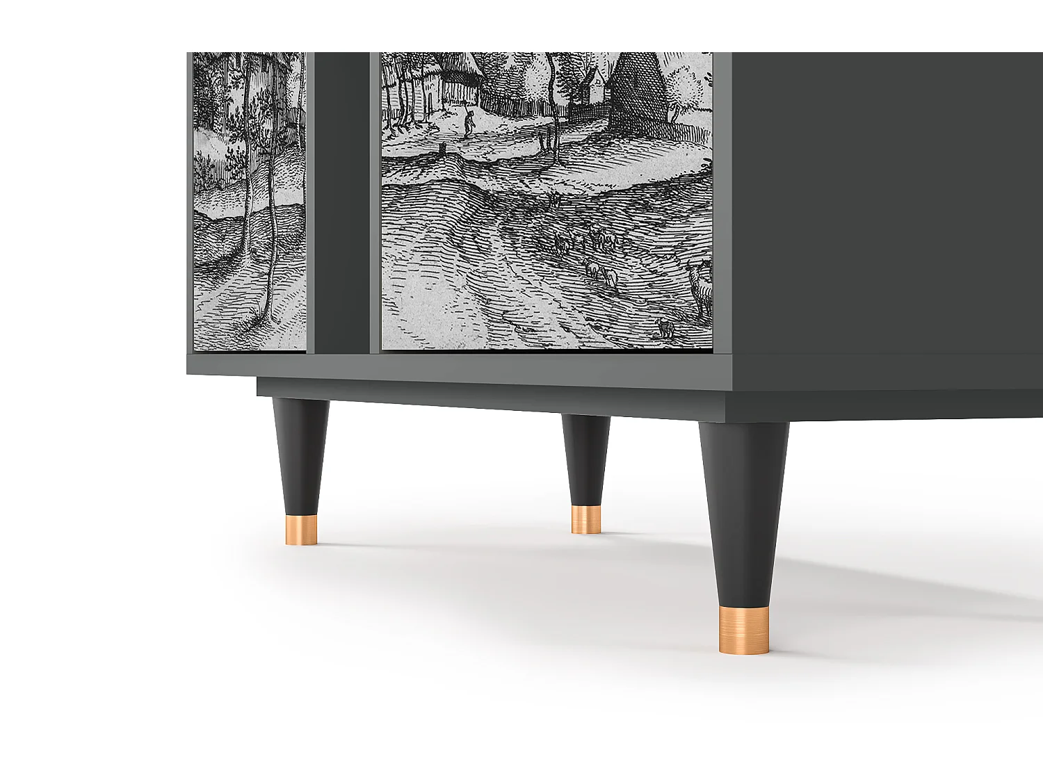 Buffet - 94х96х41 cm - BS5 - Village Road, Anthracite