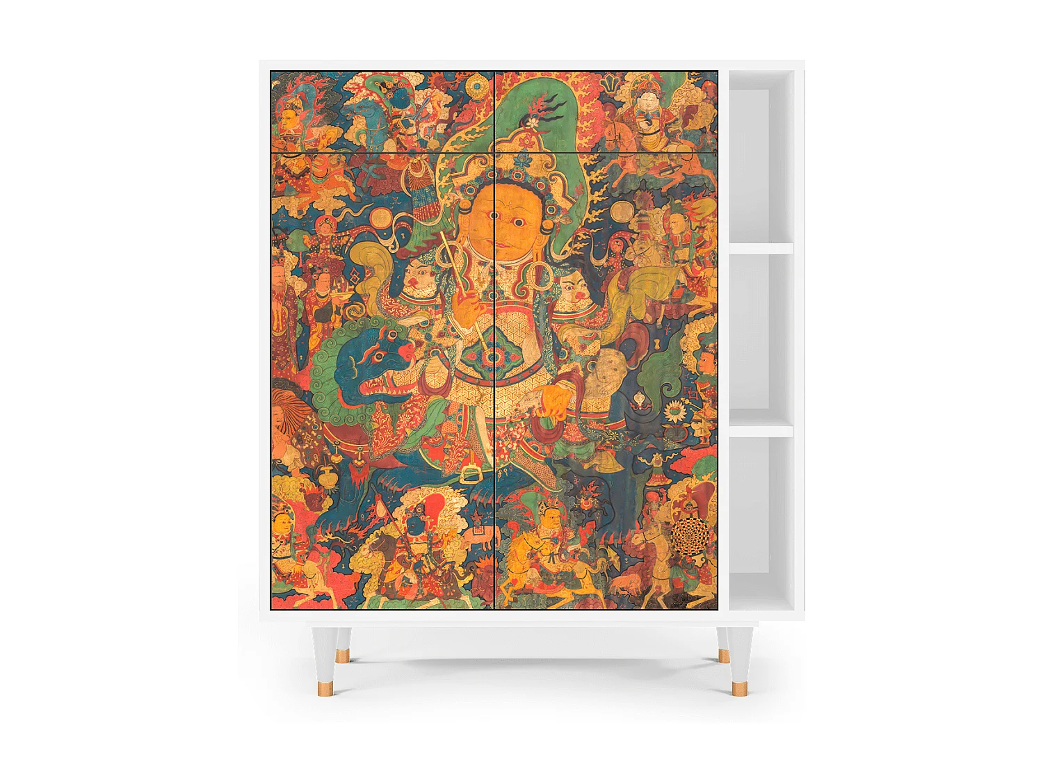 Sideboard - 96х110х41 cm - BS6 - God by Vaisravana , Weiß