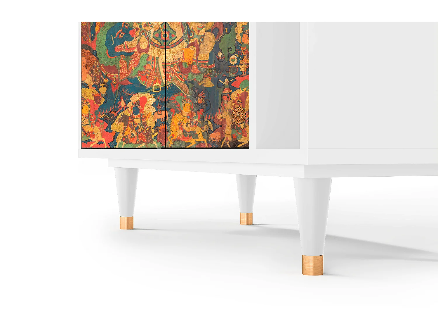 Sideboard - 96х110х41 cm - BS6 - God by Vaisravana , Weiß