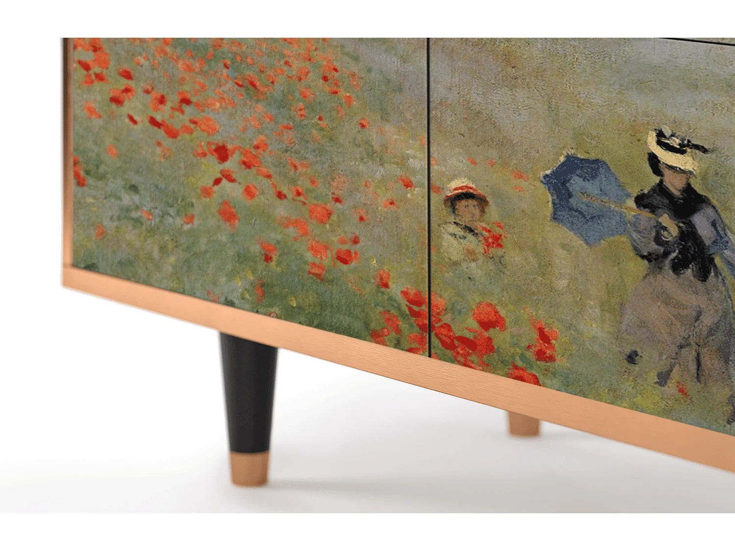 Buffet - 94x96x48 cm - BS3 - The Poppy Field   , Noyer