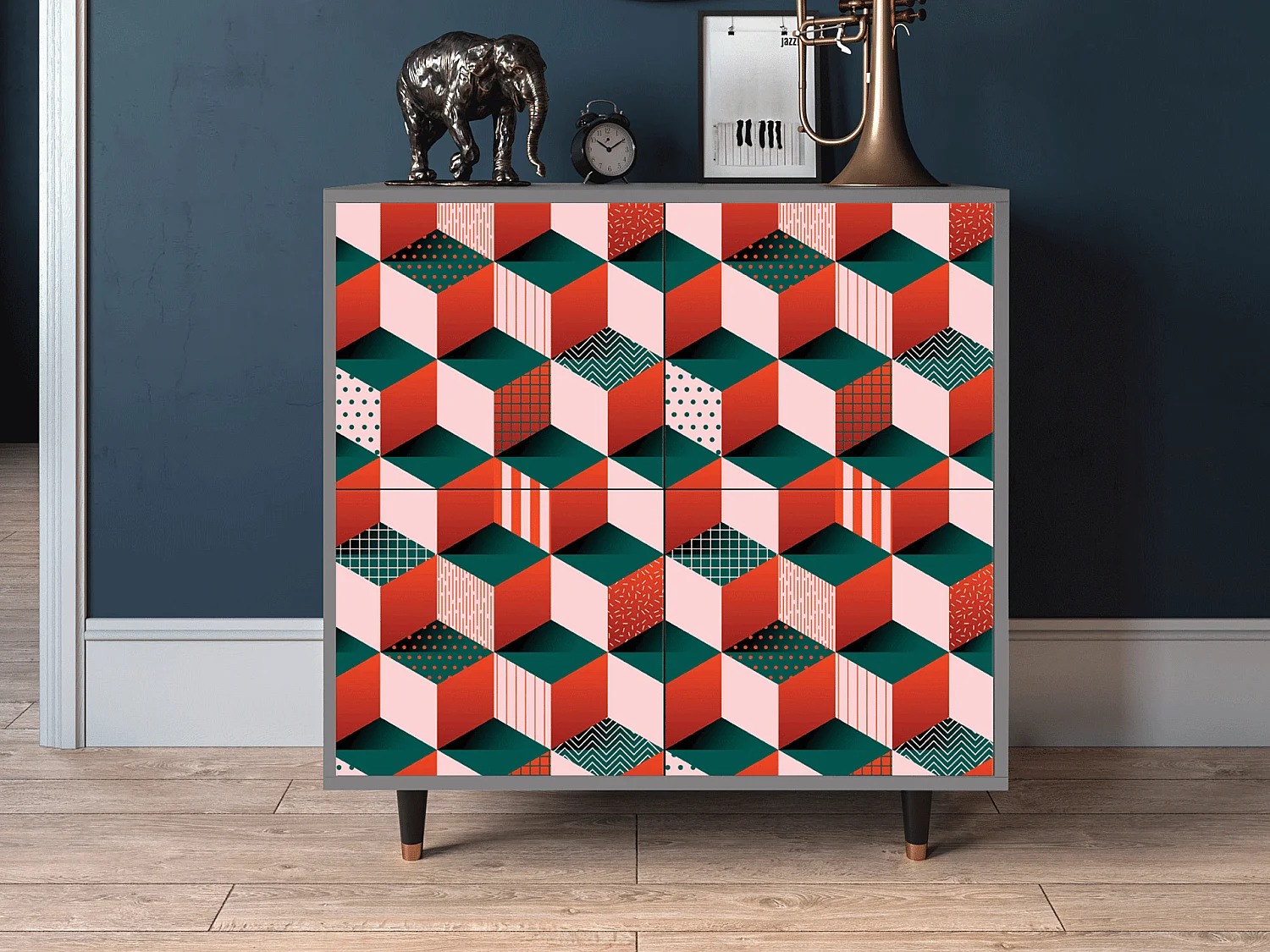 Buffet - 94x96x48 cm - BS3 - Pepsi-Cola, Gris