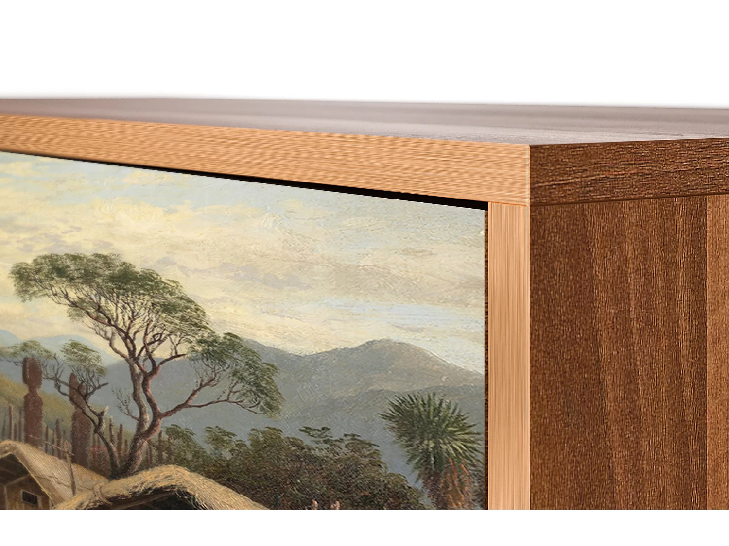 Credenza - 115х84х41 cm - S3 - View Across the Plains , Noce