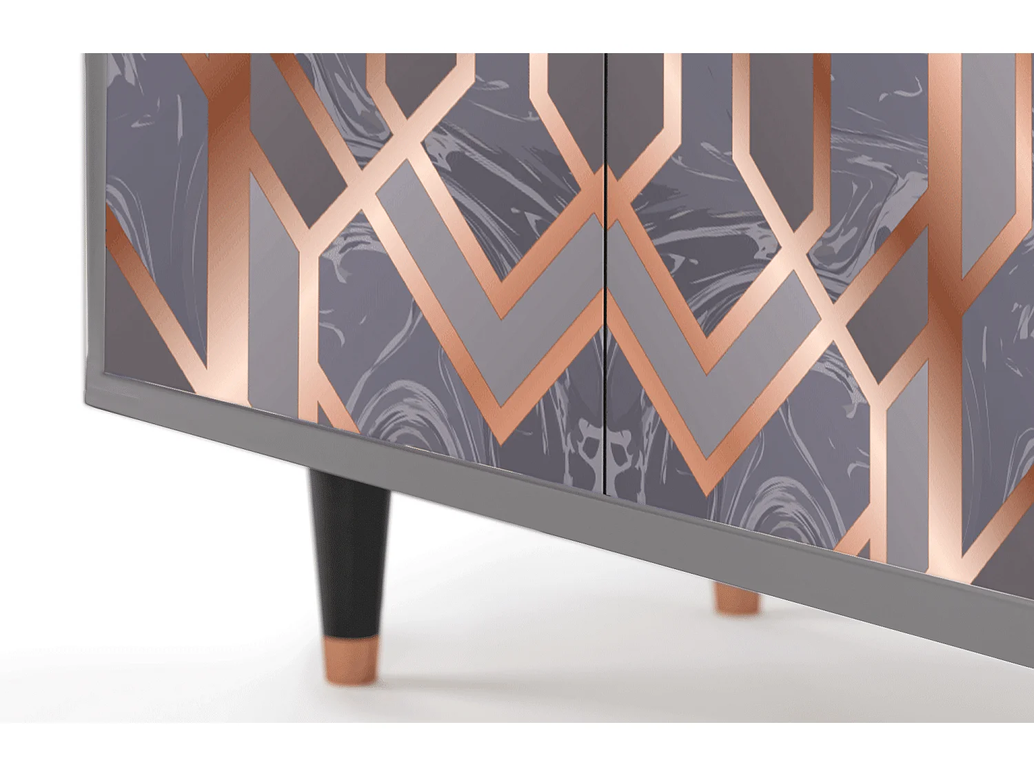 Buffet - 94x96x48 cm - BS3 - Taupe Anatomy, Gris