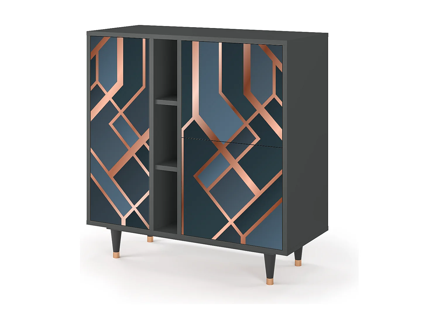 Credenza - 94х96х41 cm - BS5 - Ashy 1920', Antracite