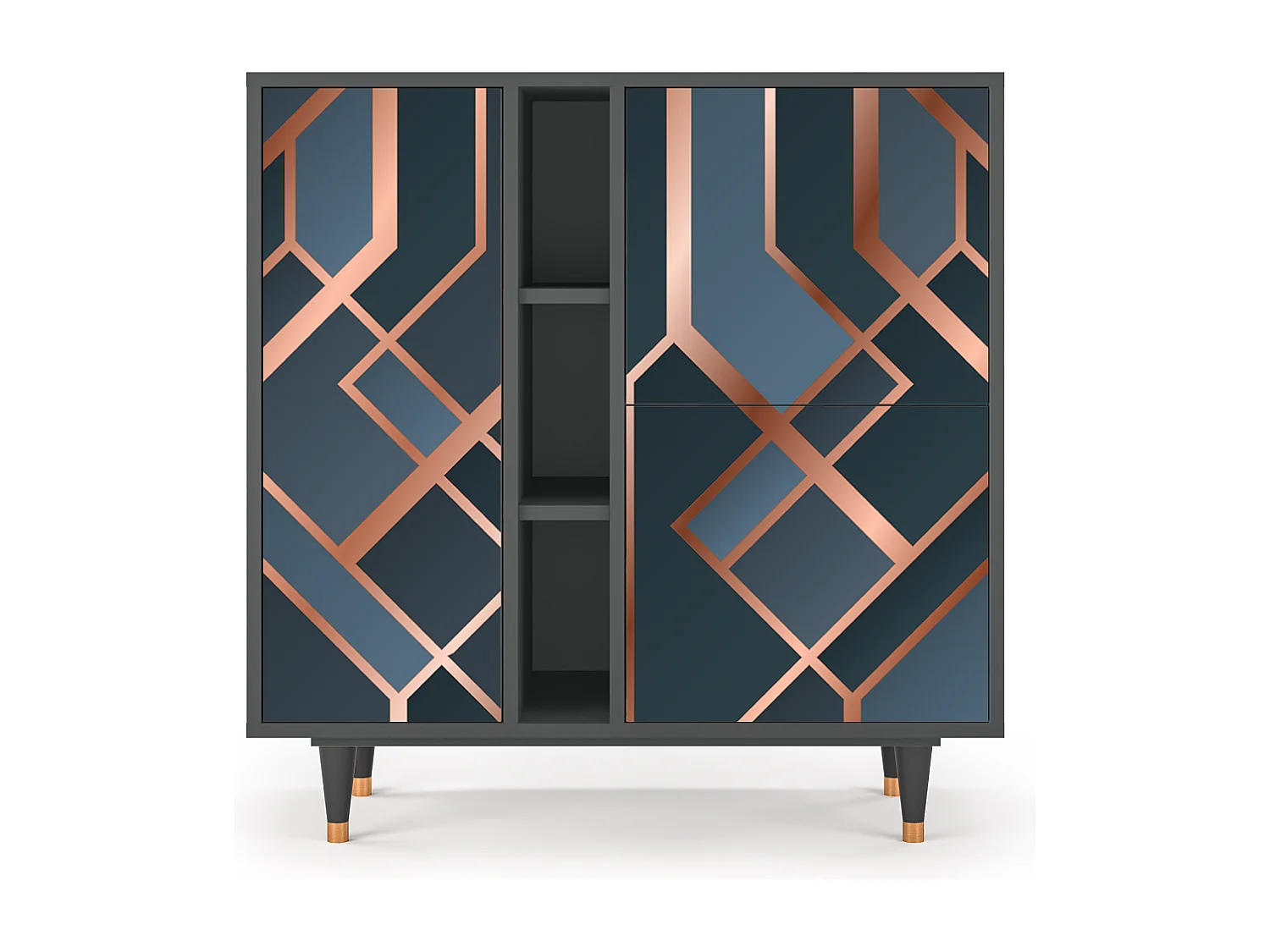 Dressoir - 94х96х41 cm - BS5 - Ashy 1920', Antraciet