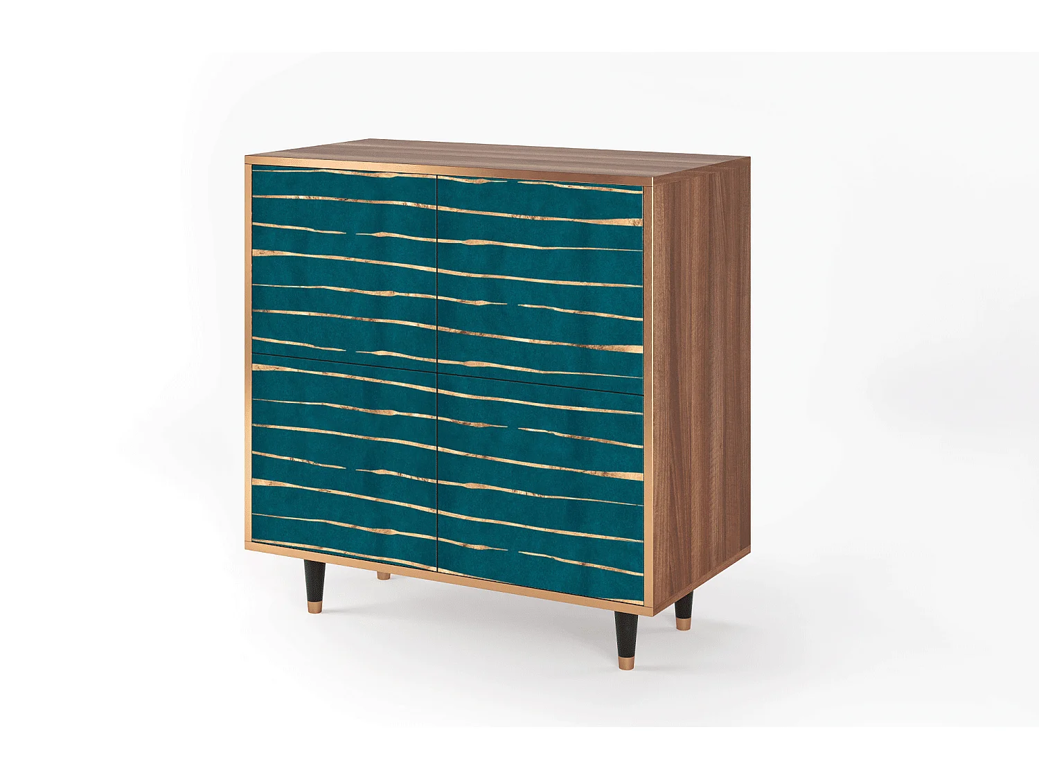 Buffet - 94x96x48 cm - BS3 - Ocean Drive, Noyer