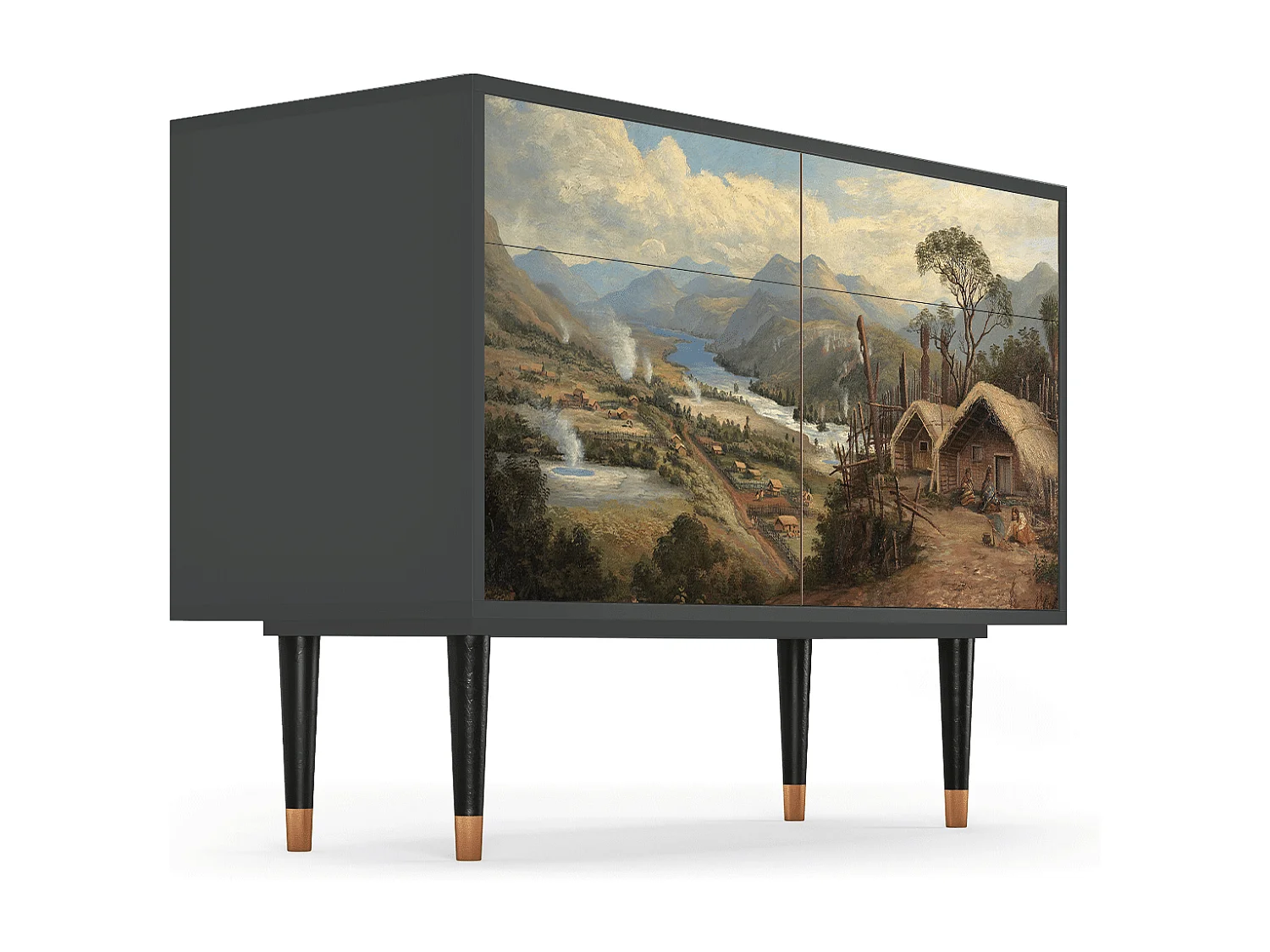 Buffet - 115x85x48 cm - BS4 - View Across the Plains , Anthracite