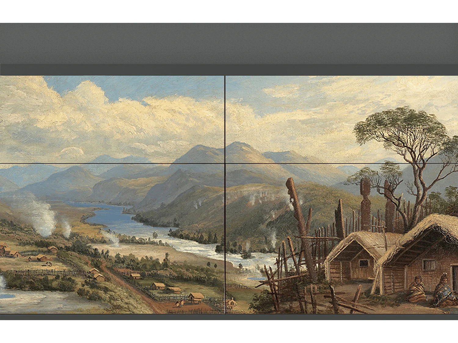 Buffet - 115x85x48 cm - BS4 - View Across the Plains , Anthracite