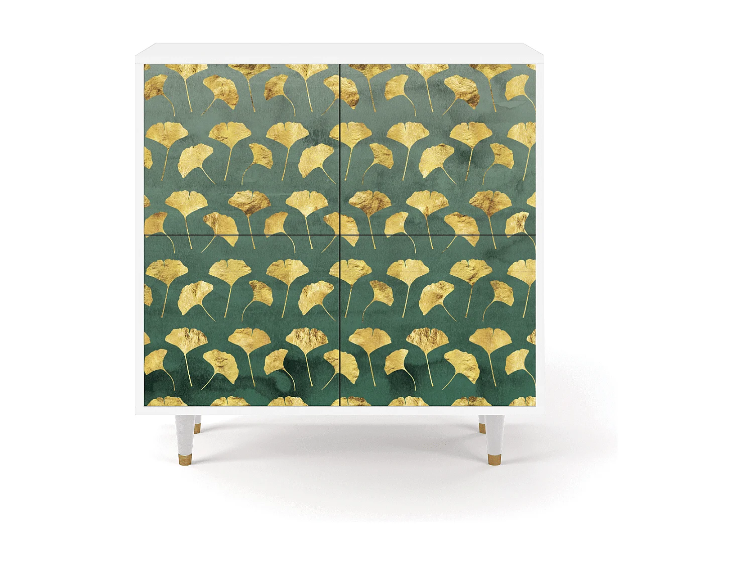 Aparador - 94x96x48 cm - BS3 - Gingko leaves, Branco