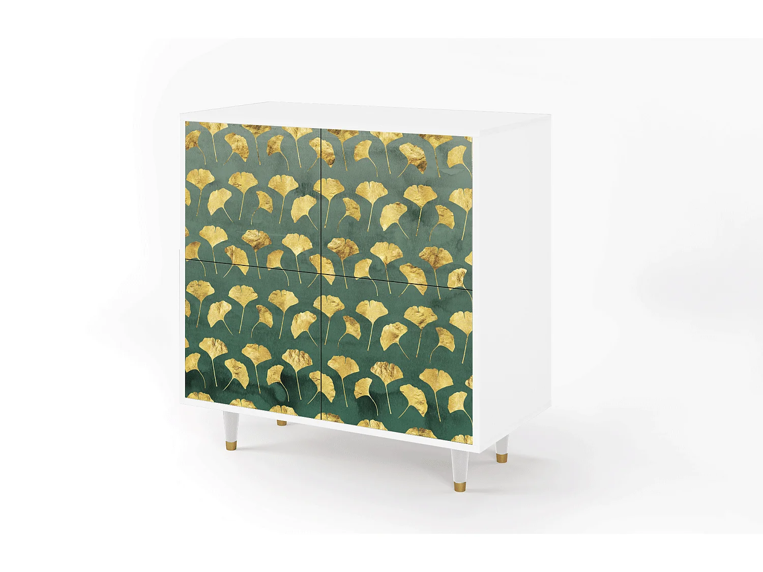 Aparador - 94x96x48 cm - BS3 - Gingko leaves, Branco