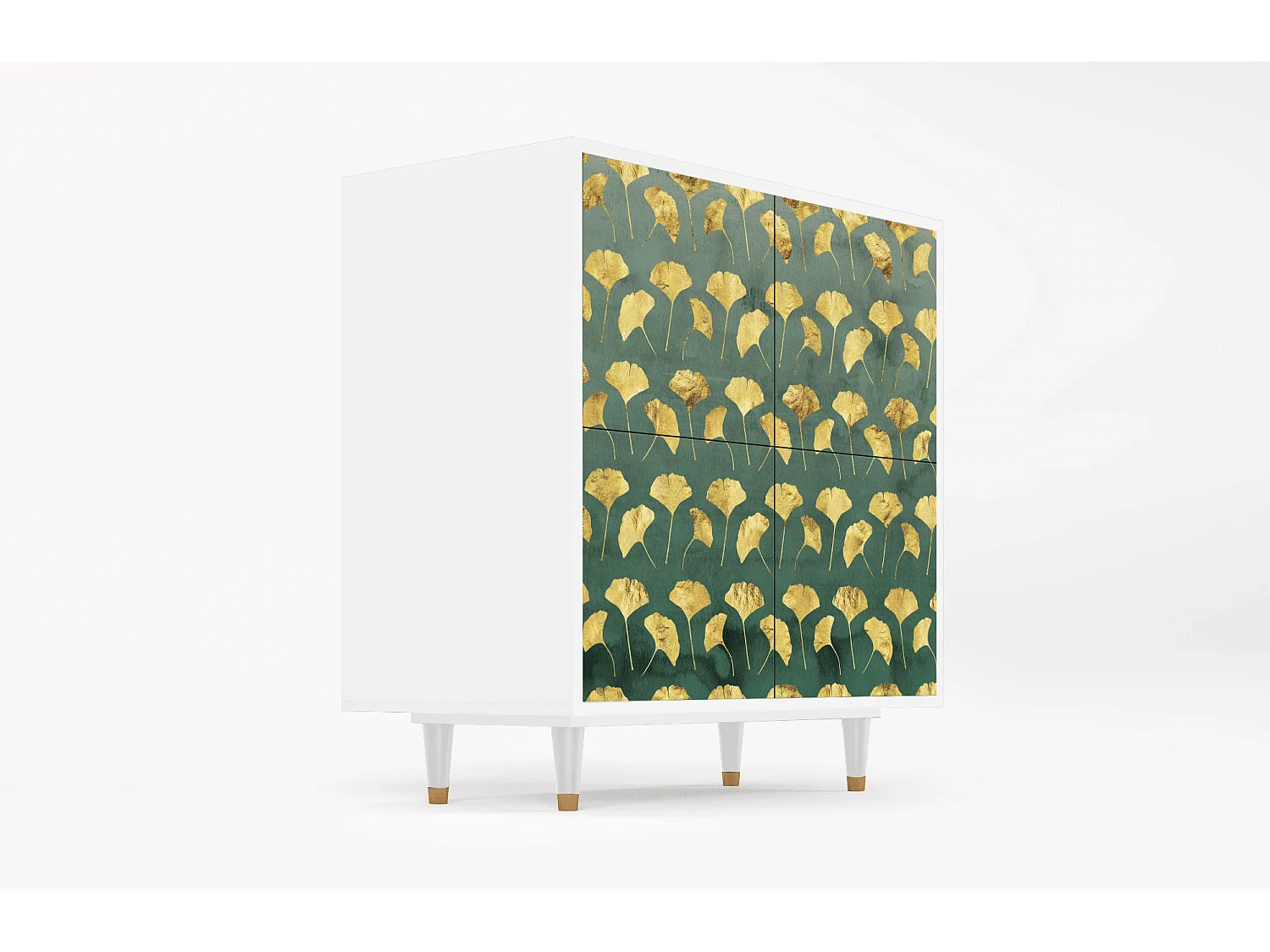 Aparador - 94x96x48 cm - BS3 - Gingko leaves, Branco