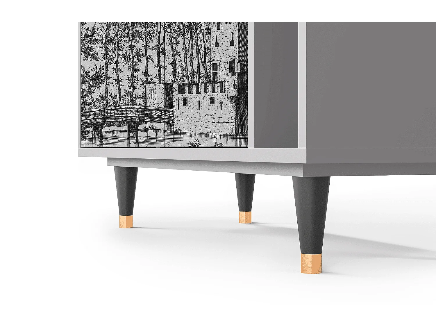 Buffet - 96х110х41 cm - BS6 - Castle by Breugel, Gris