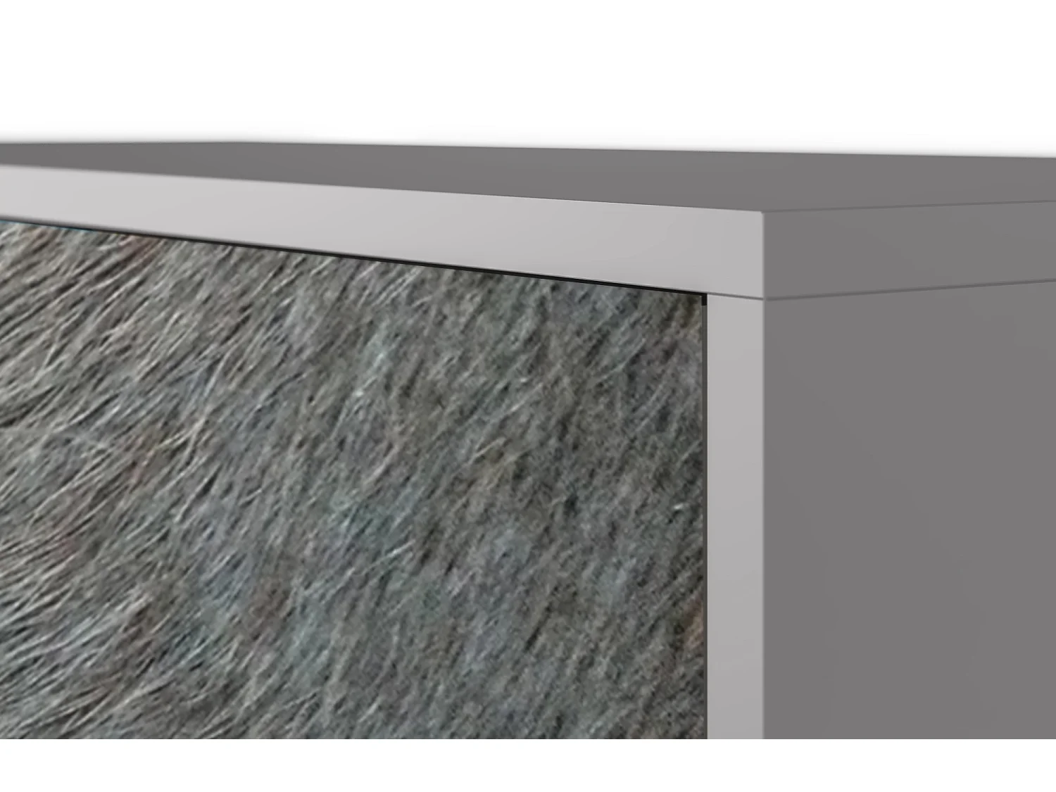 Kredens - 115х84х41 cm - S3 - Peanut Hair, Szary