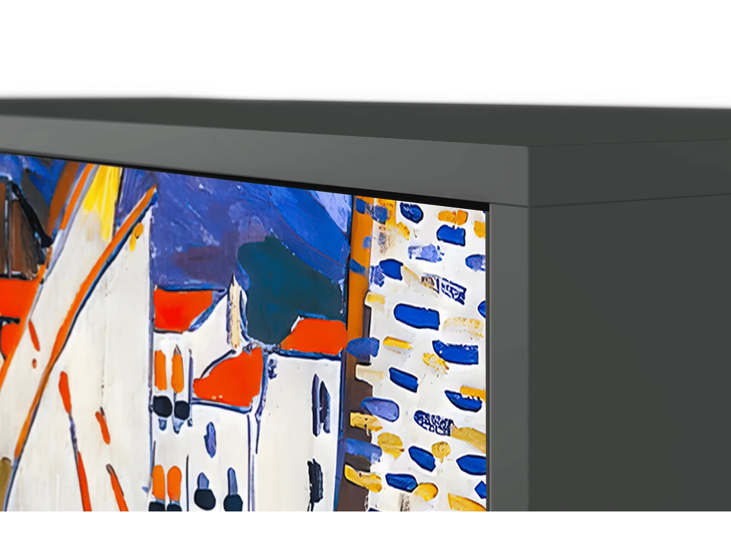 Kredens - 115х84х41 cm - S3 - Le Séchage des voiles , Antracyt