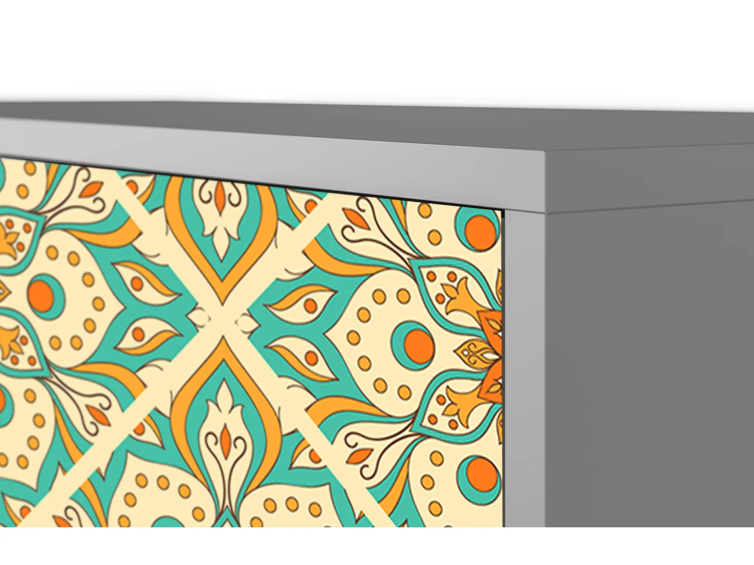 Credenza - 115х84х41 cm - S3 - Hindu Daisy, Grigio